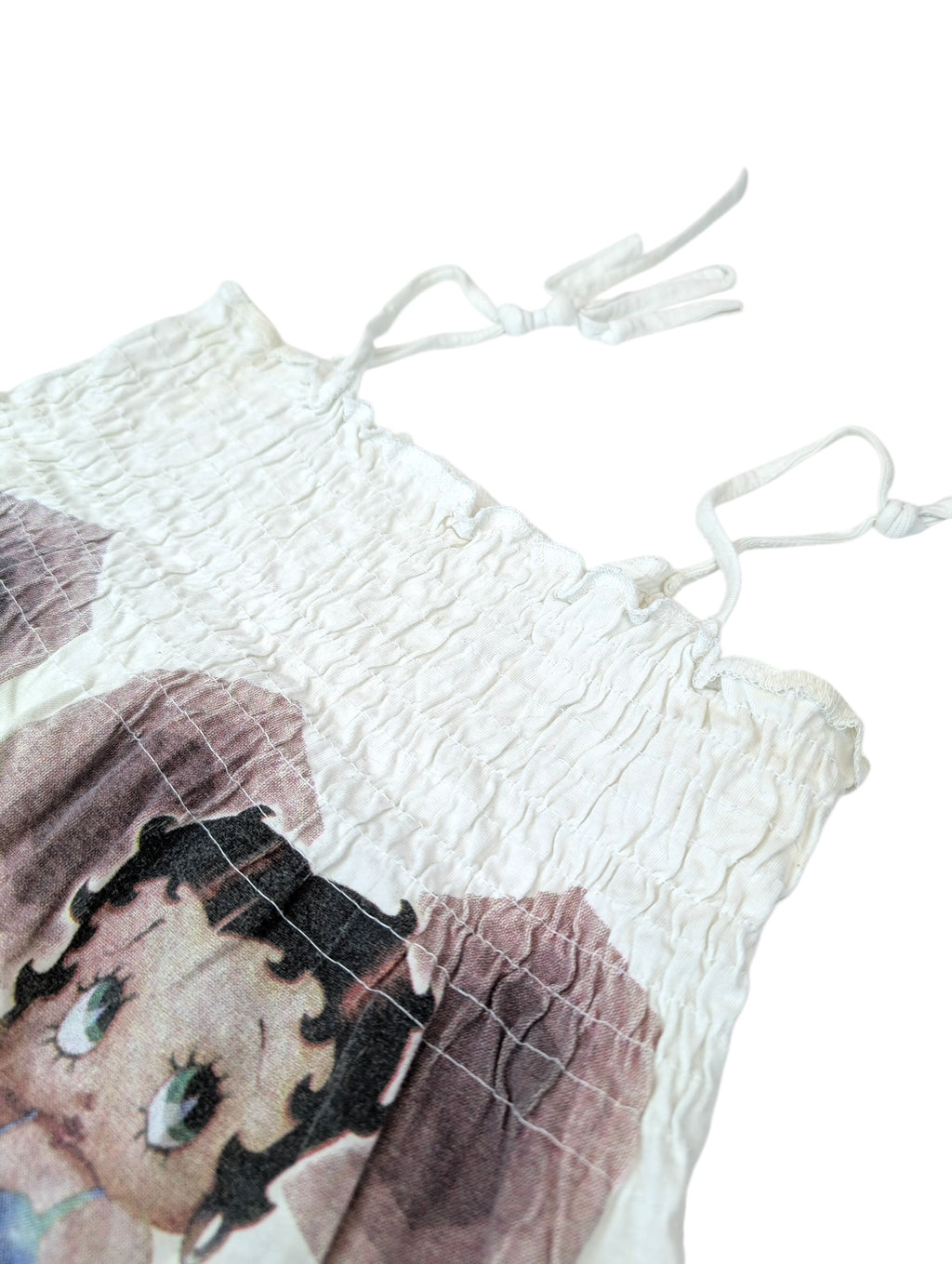 Betty Boop 2004 y2k vintage bawełniana bluzka crop top sexy letnia koszulka damska