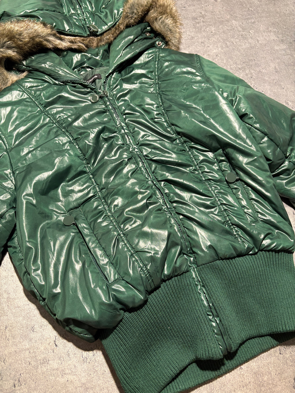 2000s Fur Jacket Futerko avant garde y2k