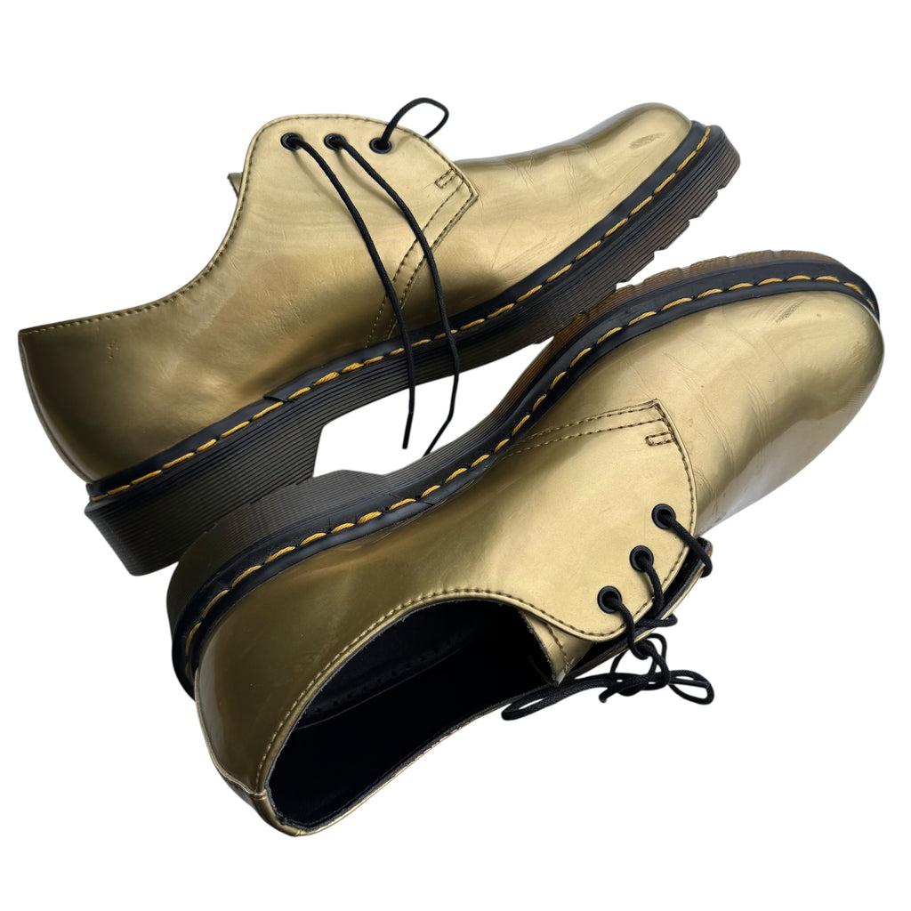 1461 GOLD spectra patent Oxford doc martens dr buty loafersy martensy 42