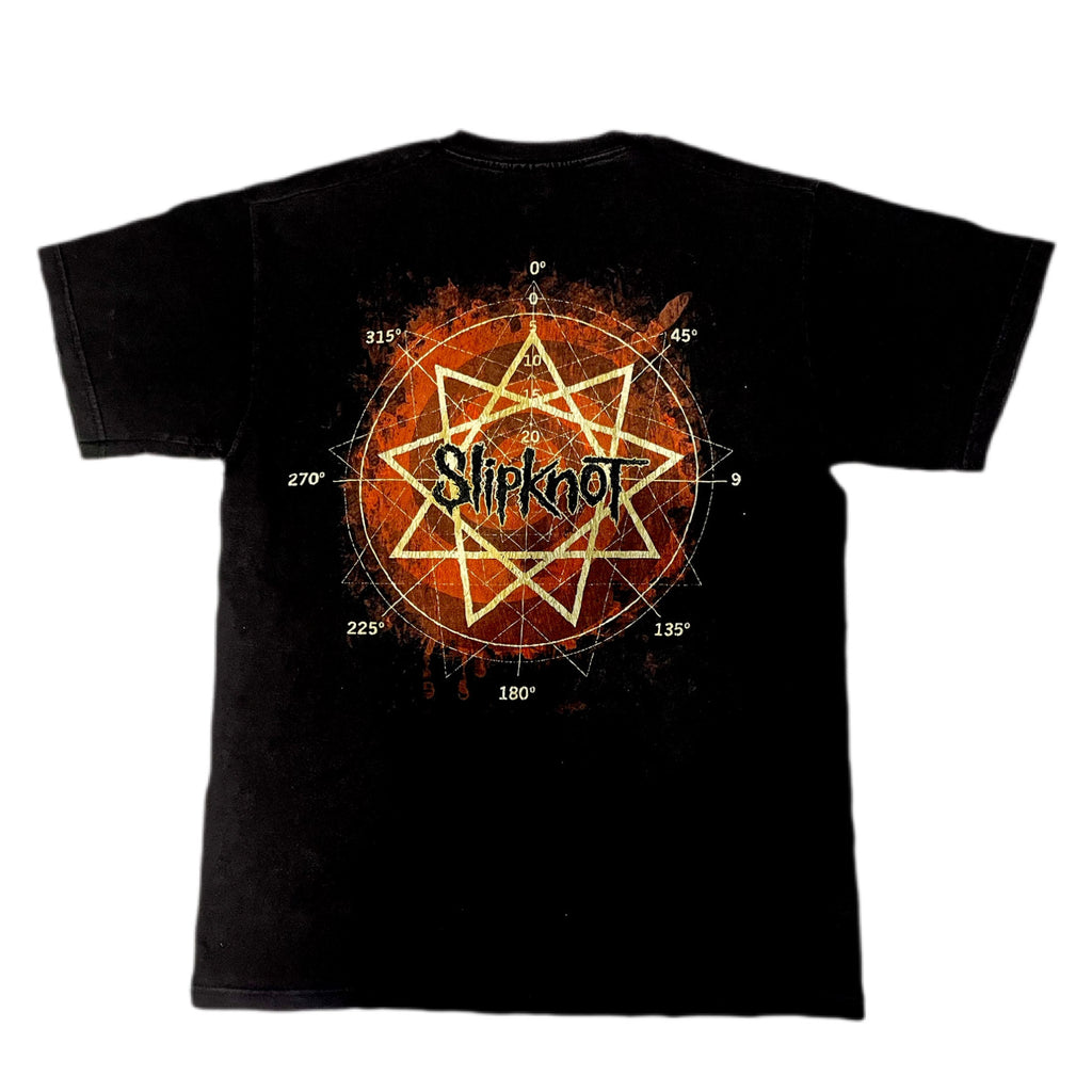 Early 2000s Slipknot koncertowa koszulka z dwustronnym nadrukiem metal band merch