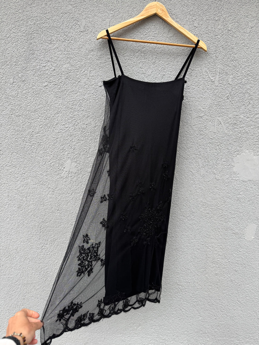 90s Max Mara Embellished Old Money Elegancka wyjściowa party gala Vintage dress