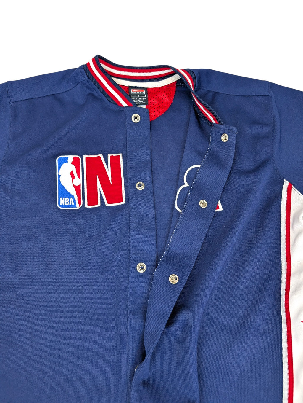 NBA koszula baseballowa oversized warm up shirt koszykarska koszulka 2000s vintage Nike