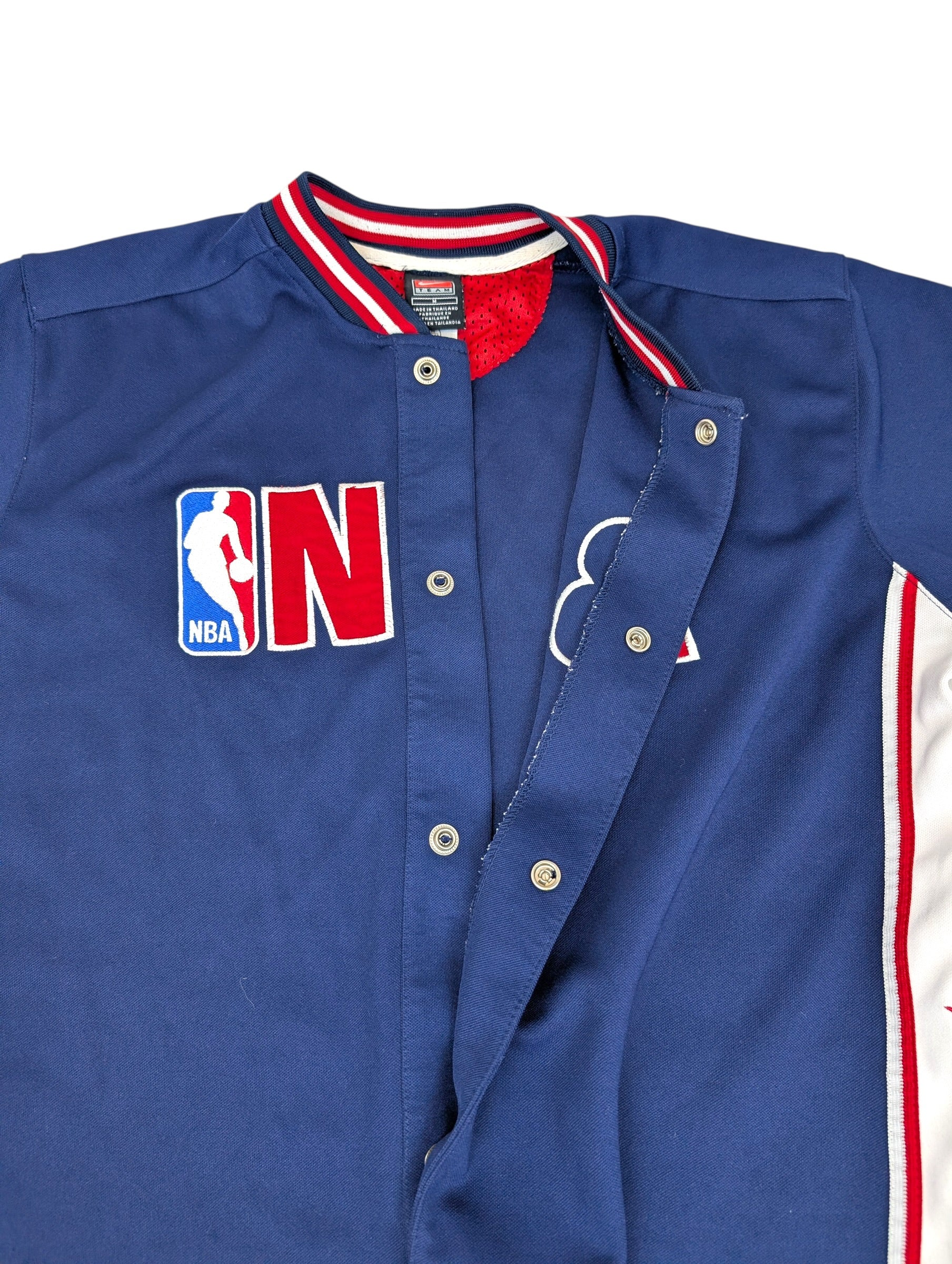 NBA koszula baseballowa oversized warm up shirt koszykarska koszulka 2000s vintage Nike