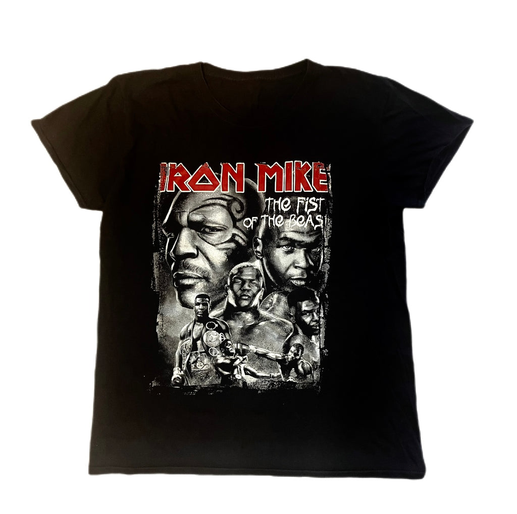 Early 2000s Mike Tyson t-shirt The Fist Of The Beast boxing tee koszulka