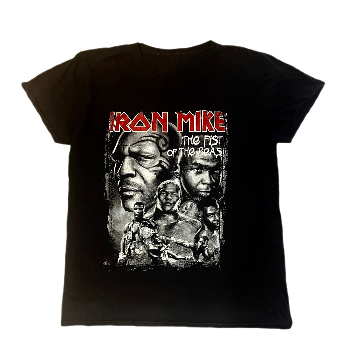 Early 2000s Mike Tyson t-shirt The Fist Of The Beast boxing tee koszulka