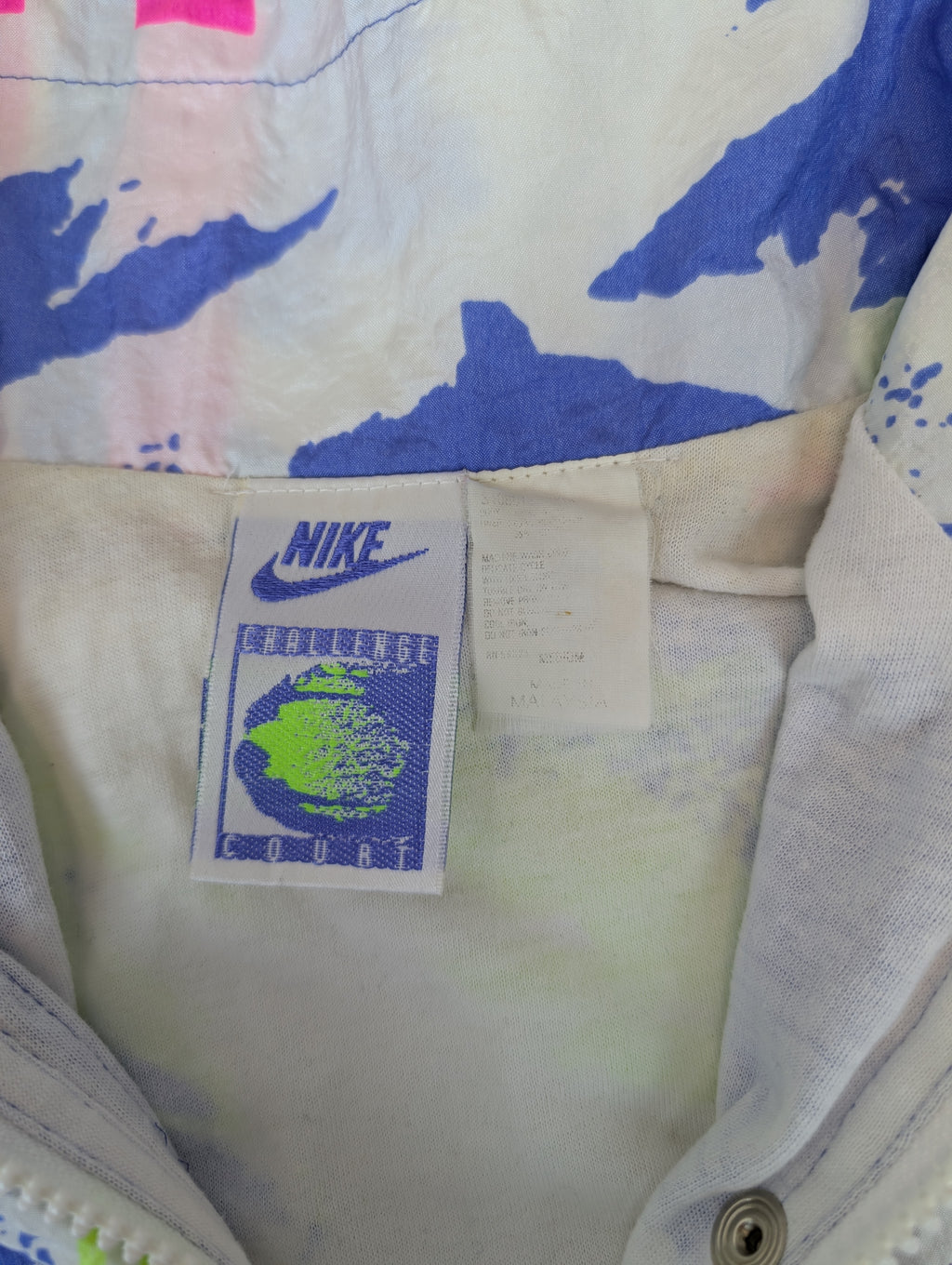 Nike 90s Court Challenge Vintage Andre Agassi US Open Windbreaker Tracksuit Jacket Kurtka Wiatrówka