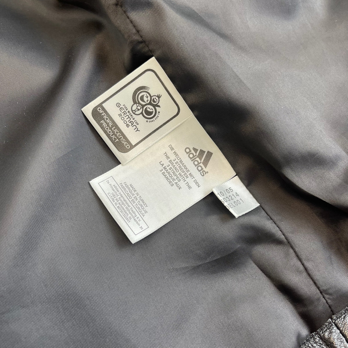 ADIDAS EURO 2006 LEATHER JACKET