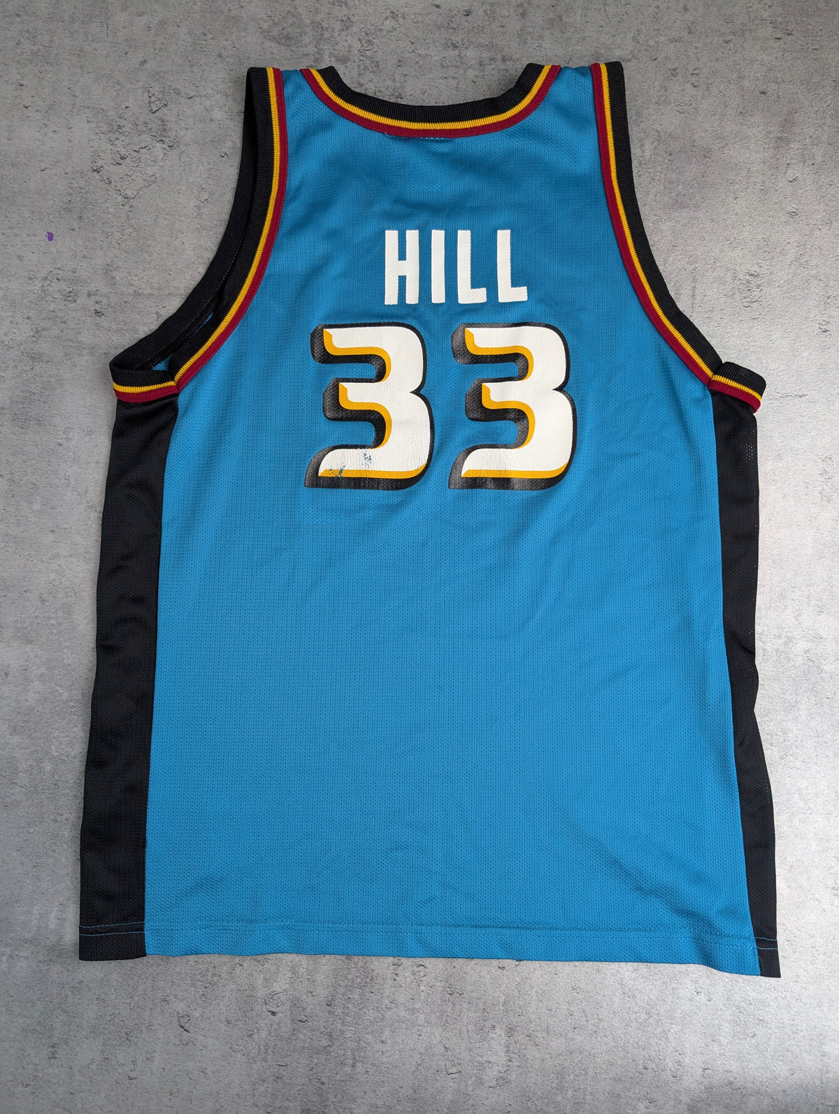 Grant Hill Detroit Pistons 1996 Vintage NBA Champion Jersey