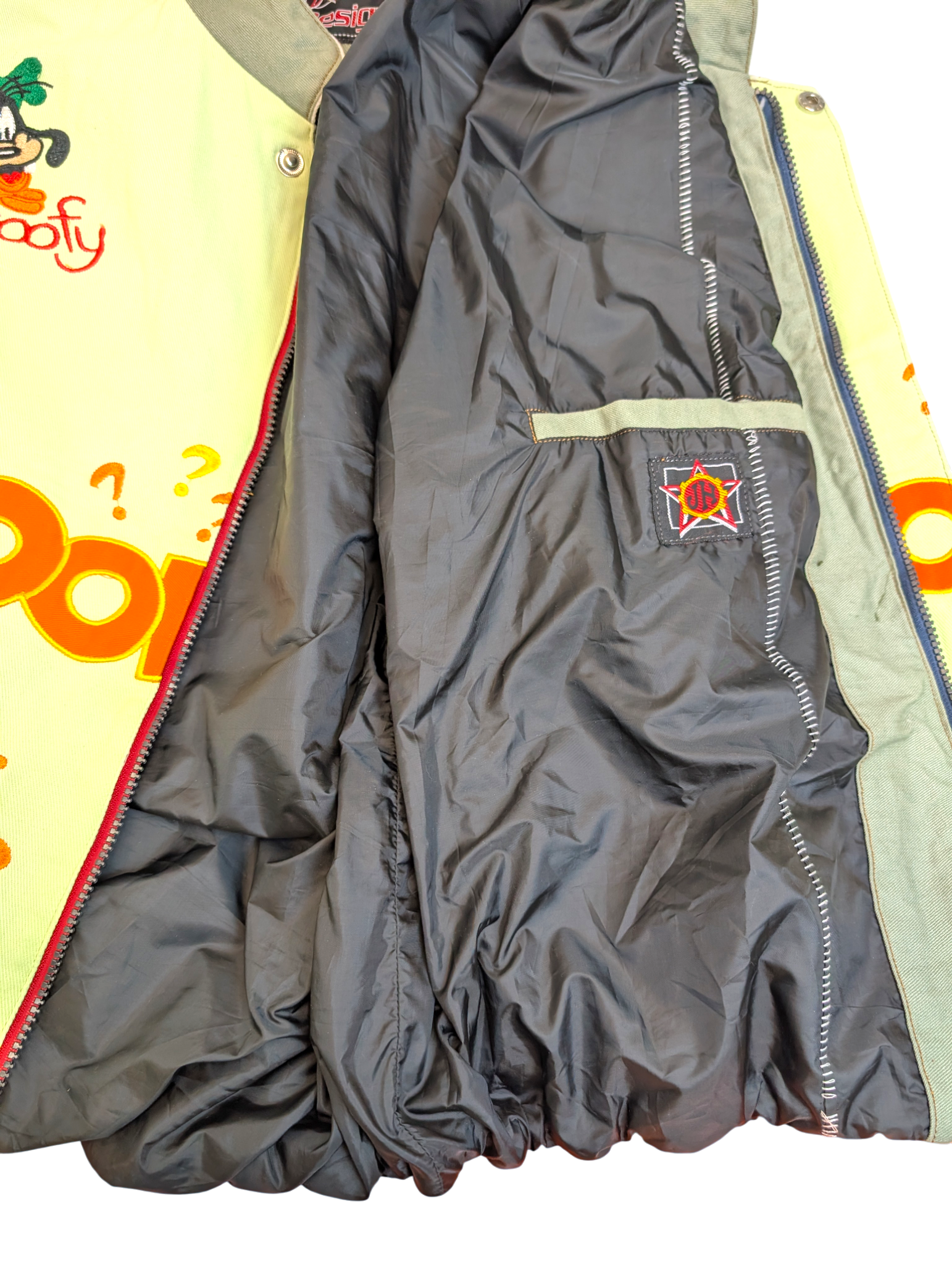 2004 Goofy x Daytona 500 NASCAR Bomber Jacket Kurtka Wyścigowa JH Designs