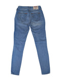 True religion błękitne skinny rurki spodnie jeansowe jeansy