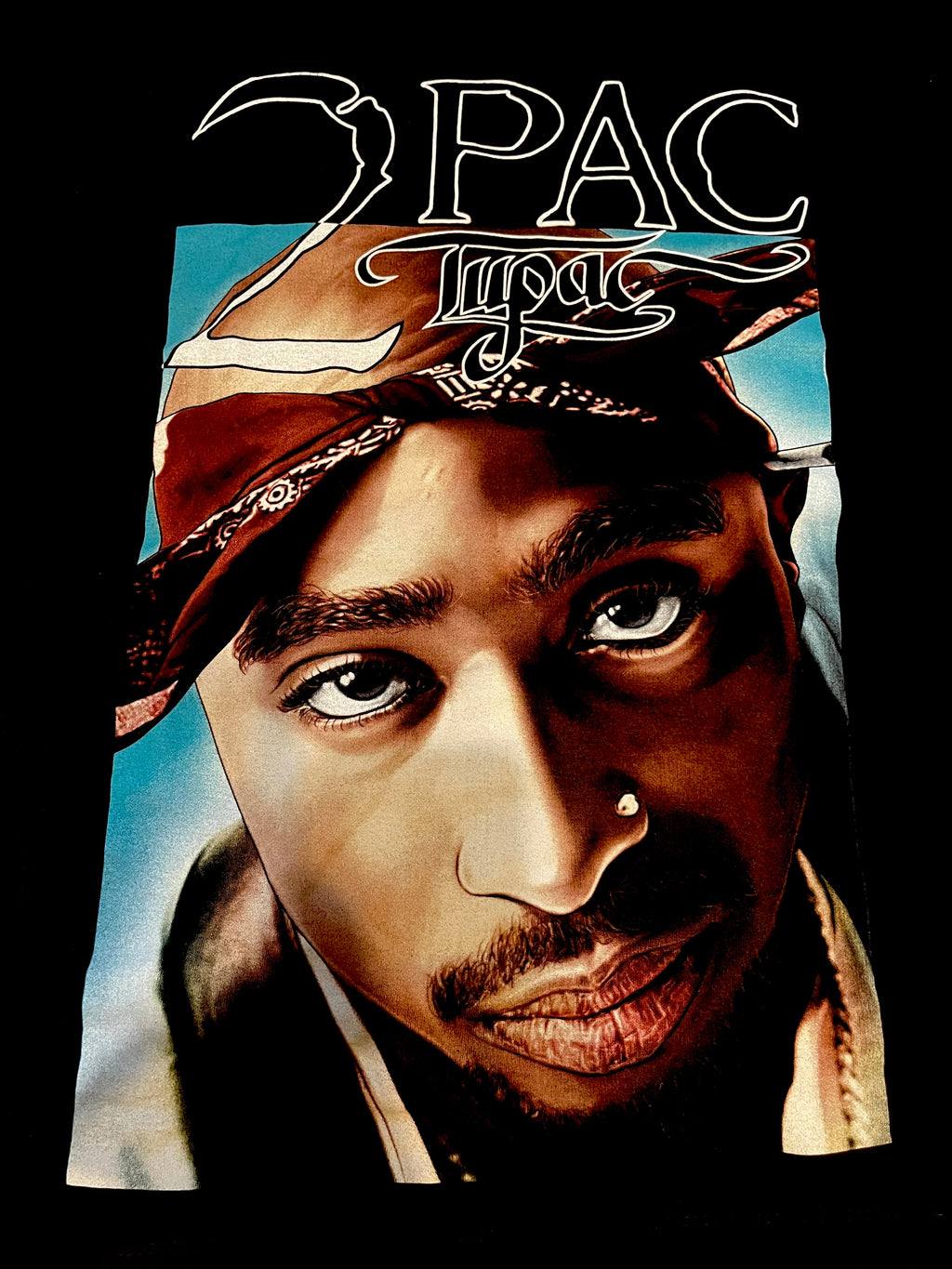 2pac Early 2000s Rock Tees T-shirt West Coast Hip Hop Gangsta Style koszulka