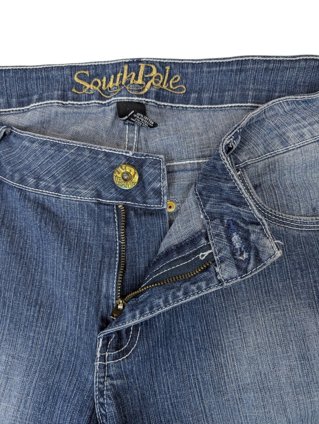Southpole Y2K flared bootcut dzwony poszerzane spodnie jeansowe jeansy