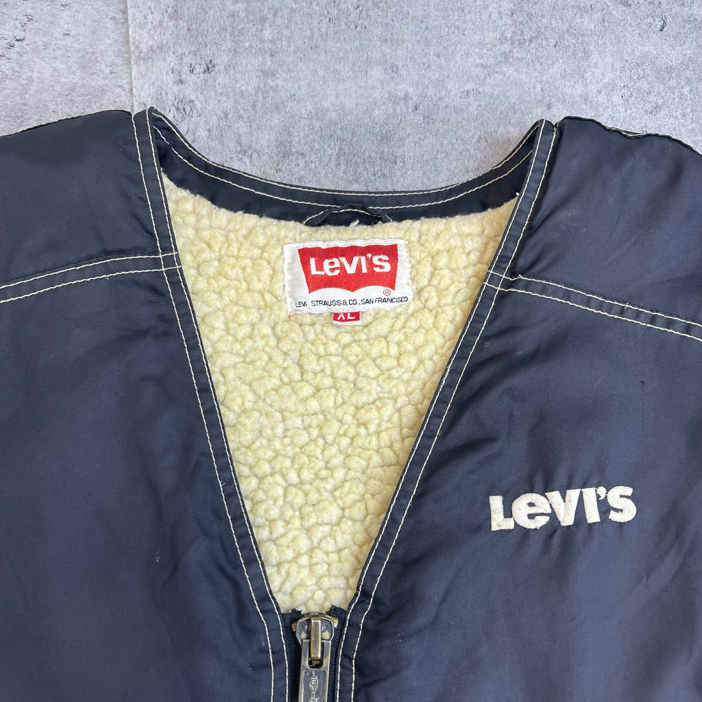Levi’s 90s Gilet Vest Sherpa Lined Vintage