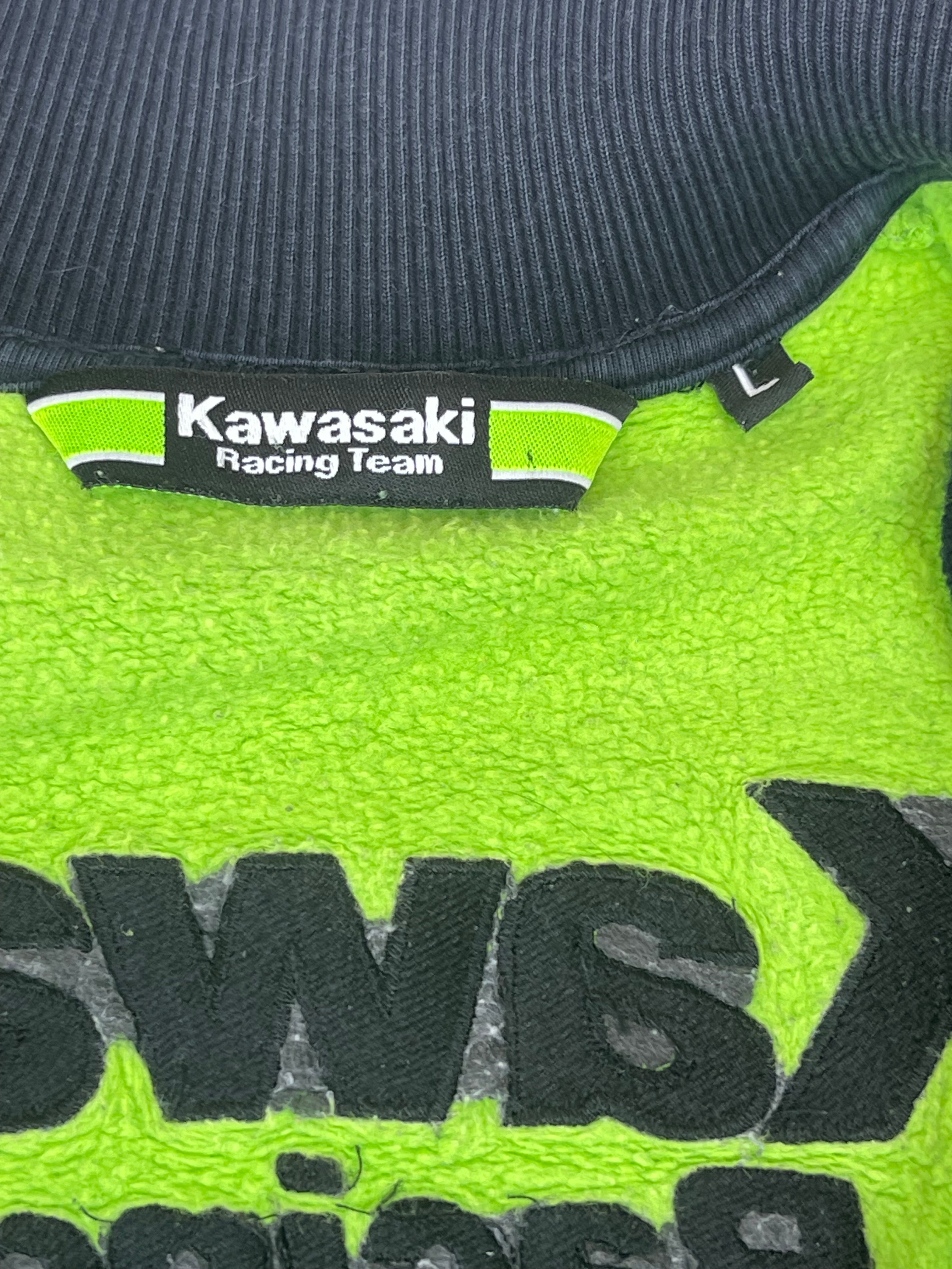 Monster energy x Kawasaki Racing tracksuit jacket bluza rozpinana wyścigowa y2k