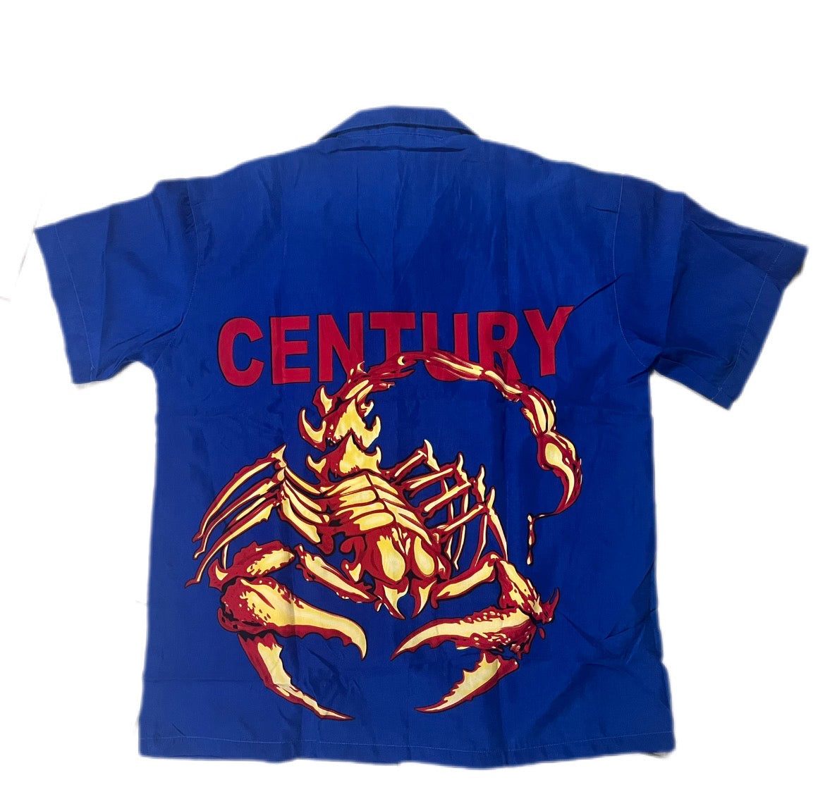 Y2K 2000s Scorpio Century Fullprint Button Up Shirt koszula wakacyjna ze skorpionem Trailer Park Boys Ricky oldschool style