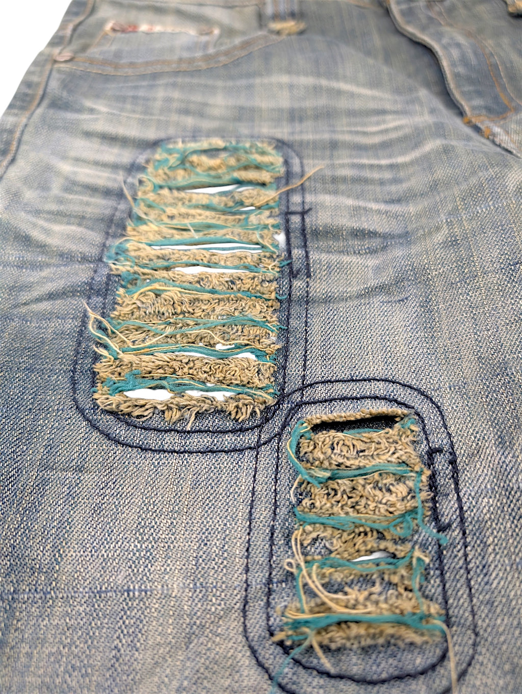 Vintage spodnie 90s billabong faded Y2K straight leg czaszki retro z przetarciami