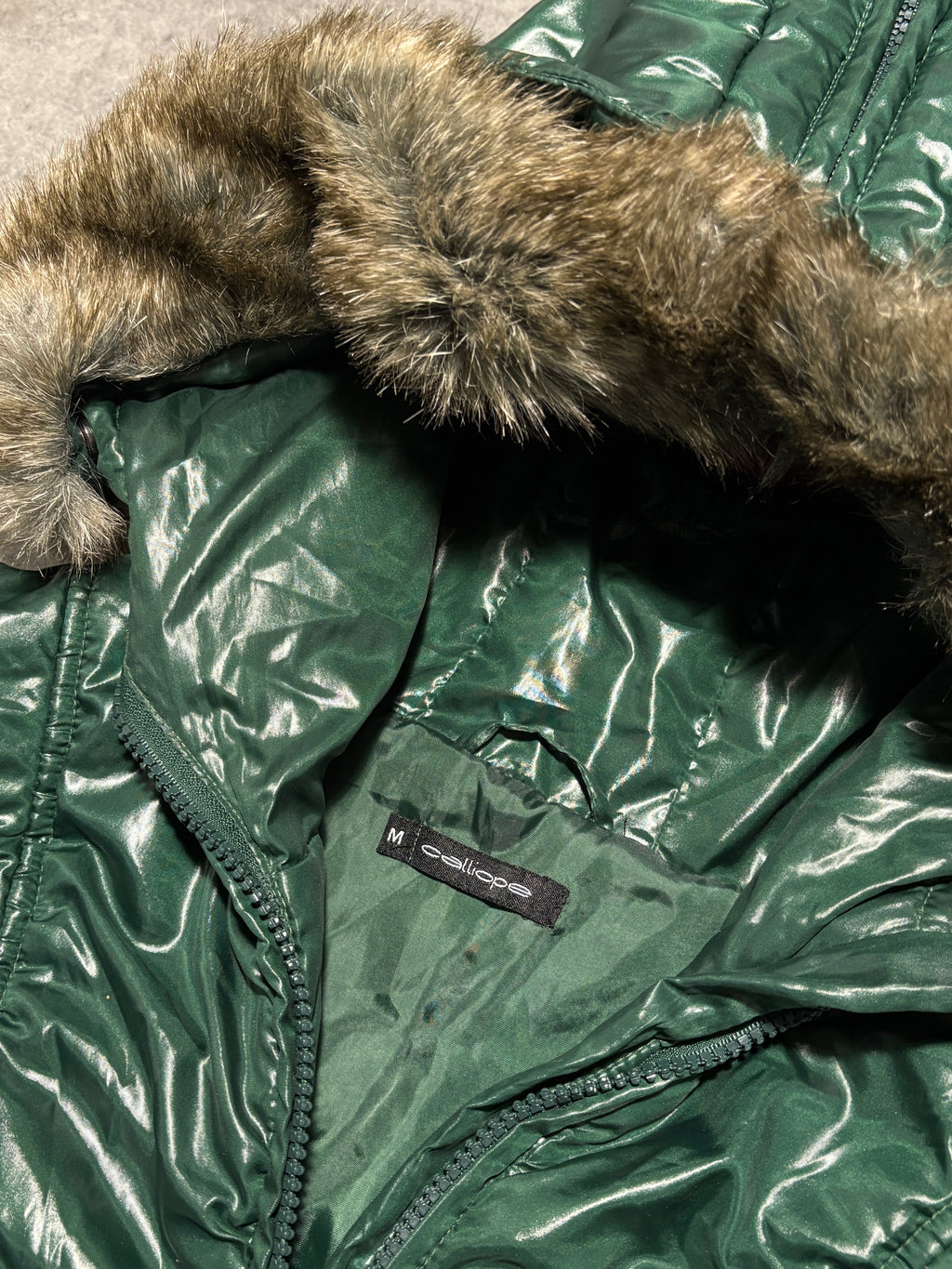 2000s Fur Jacket Futerko avant garde y2k