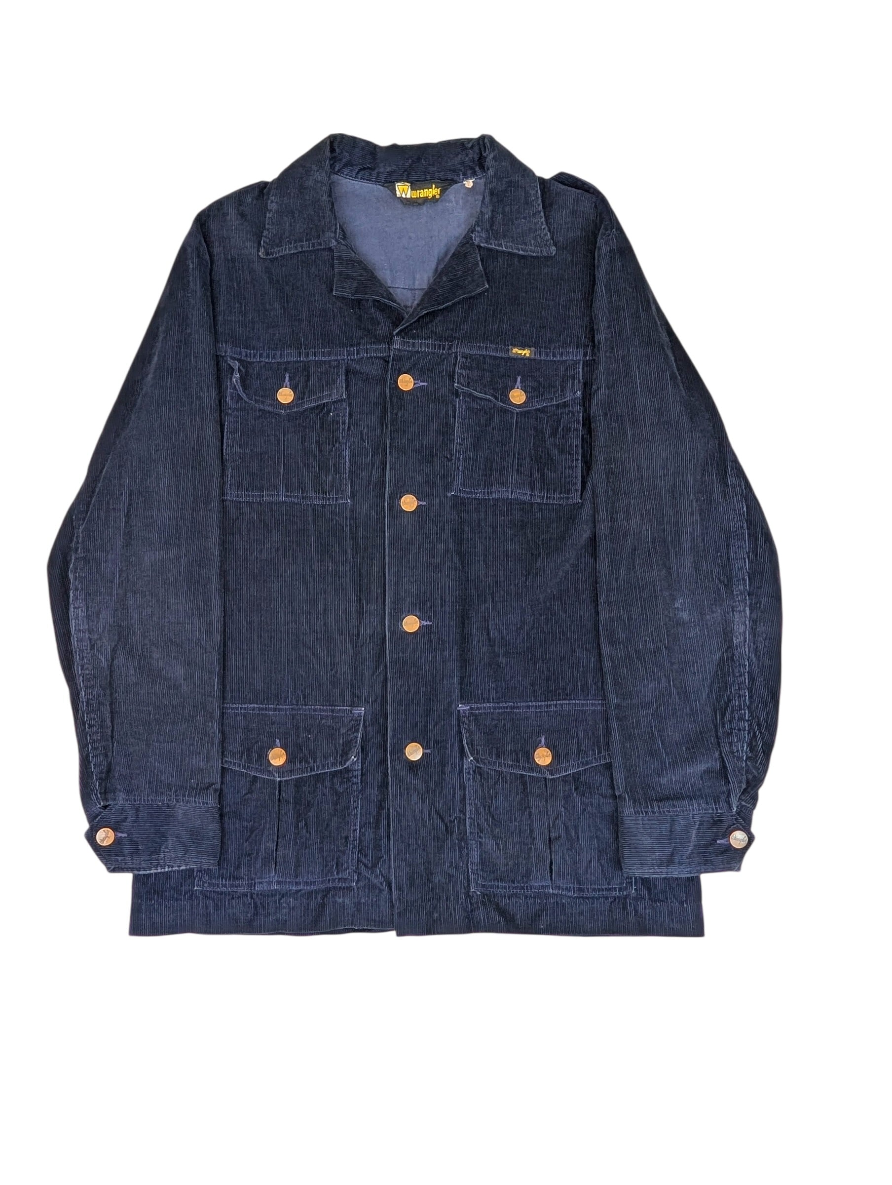70s True Vintage Wrangler American Corduroy Jacket Sztruksowa Kurtka Marynarka 70s 80s