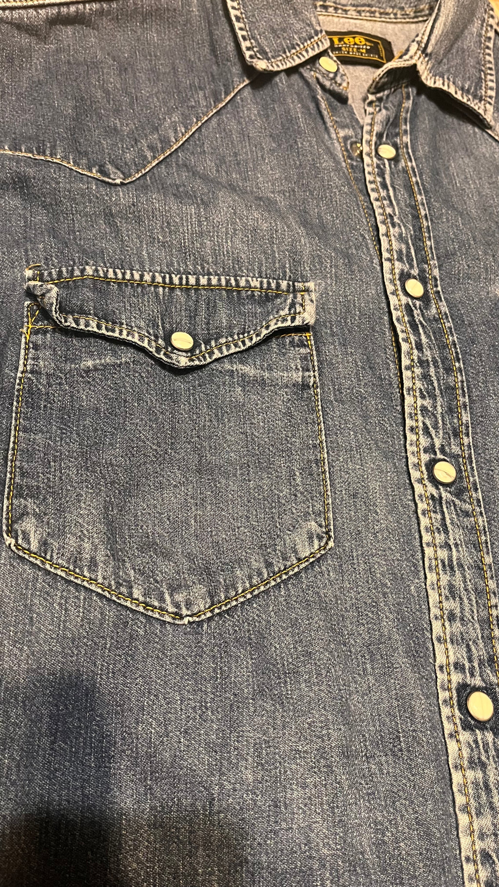 Early 1970s Lee shirt jeansowa koszula Union Made Sanforized True Vintage