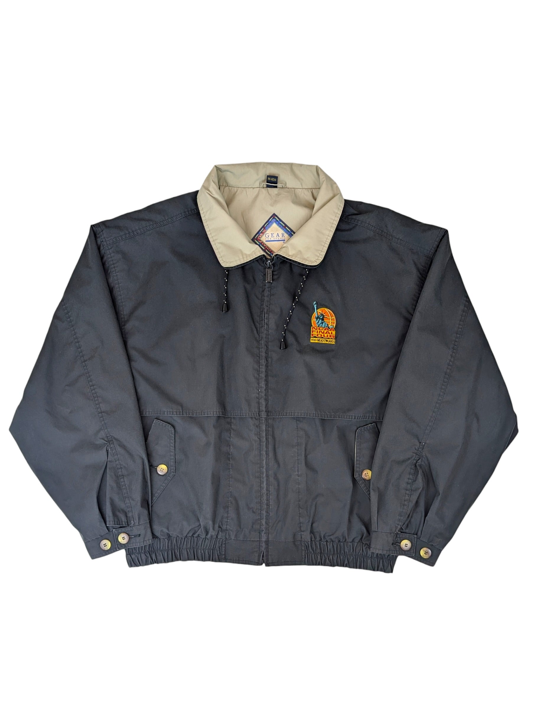 1996 Gear for Sports NCAA final four koszykówka koszykarska kurtka 90s