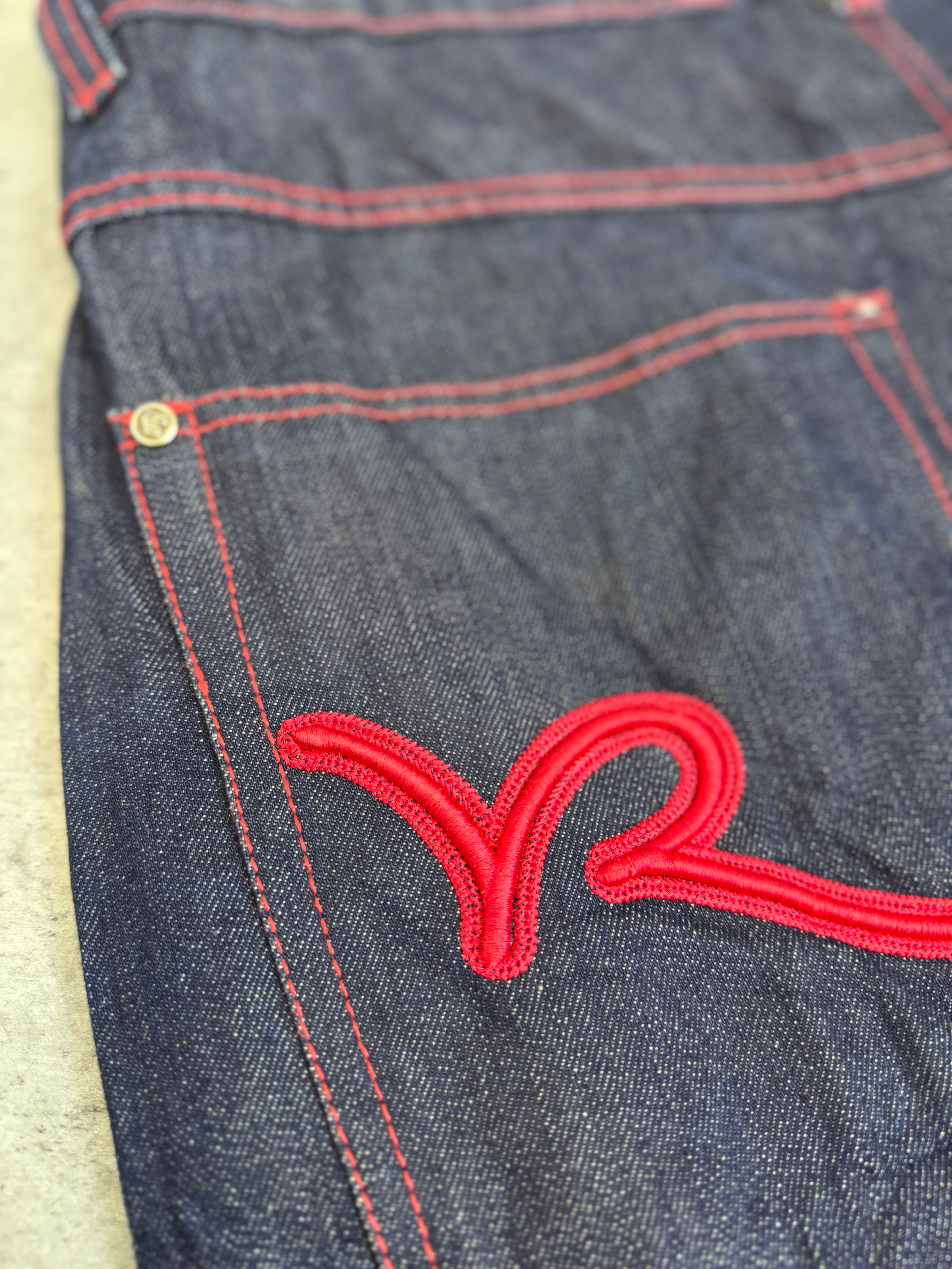 Rocawear vintage y2k baggy jorts szerokie spodenki jeansowe denim