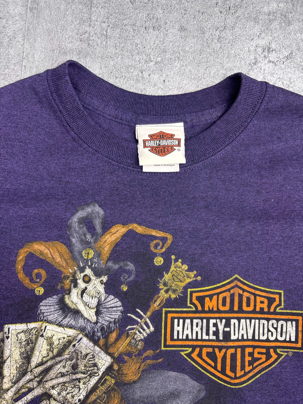 Joker 2000s Harley Davidson Graphic Tee Shirt