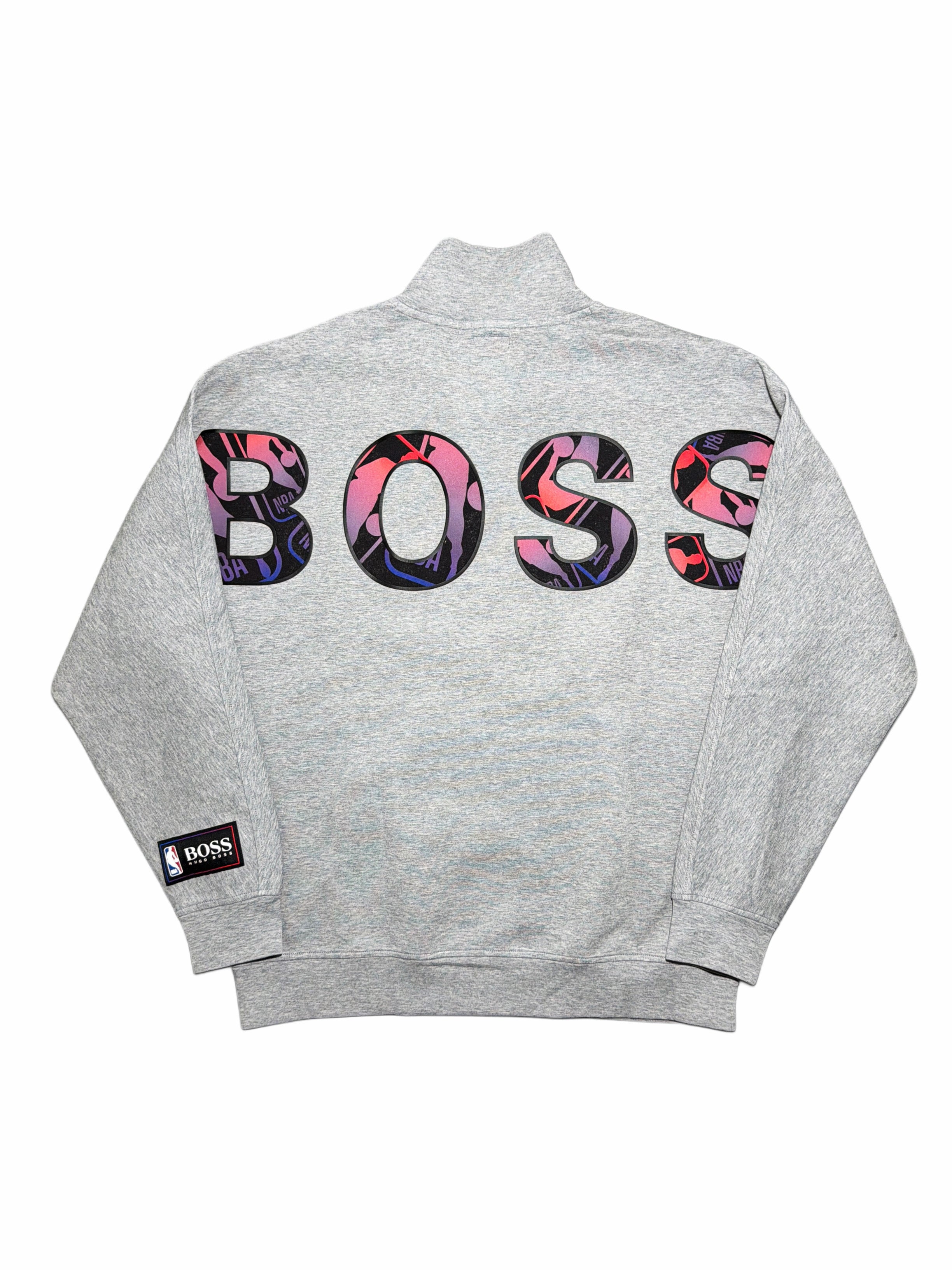 Hugo Boss x NBA sweatshirt crewneck quarter zip rare bluza