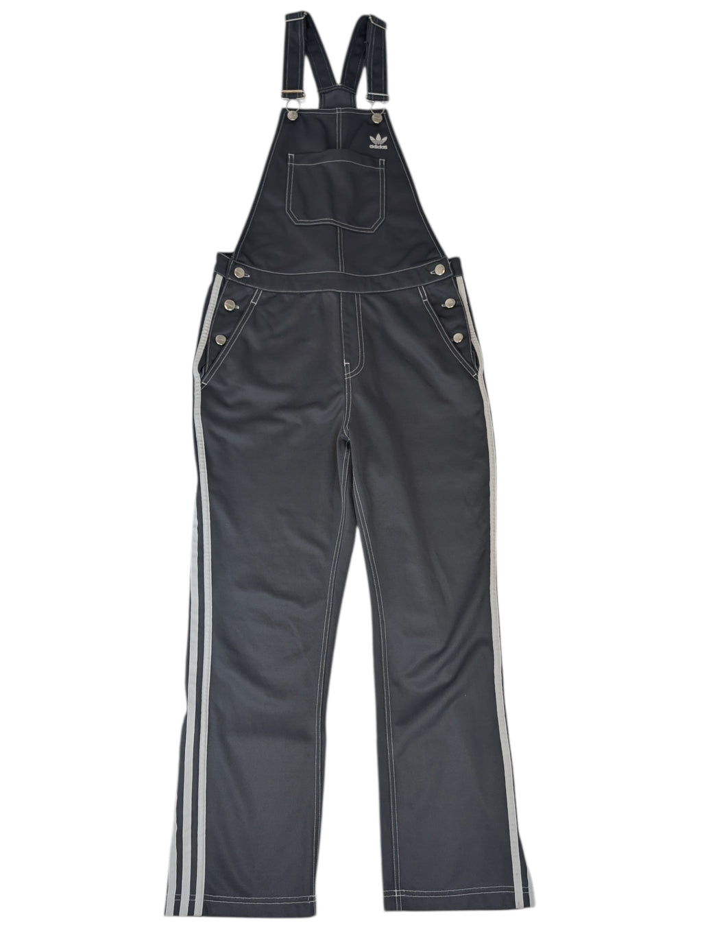 Ogrodniczki Damskie Adidas Spodnie luźne hippie Streetwear jeansowe denim oldschool
