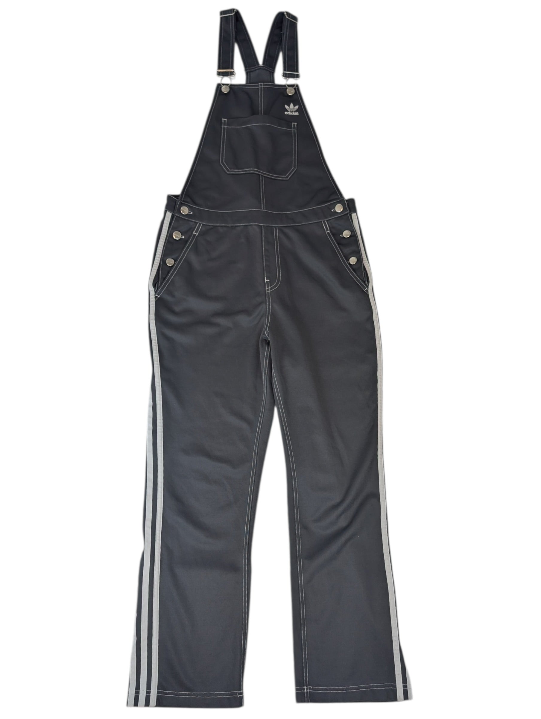Ogrodniczki Damskie Adidas Spodnie luźne hippie Streetwear jeansowe denim oldschool