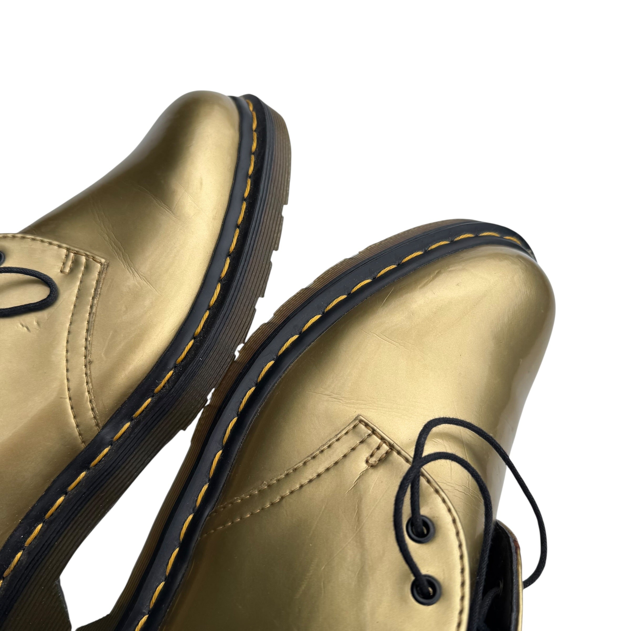 1461 GOLD spectra patent Oxford doc martens dr buty loafersy martensy 42