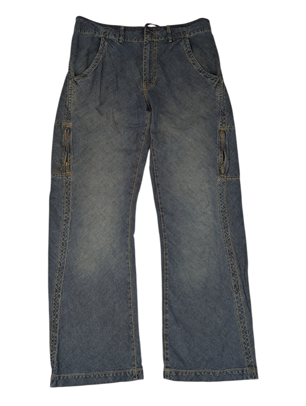 Quiksilver 90s 2000s Vintage Baggy Ciemne Jeansy spodnie jeansowe