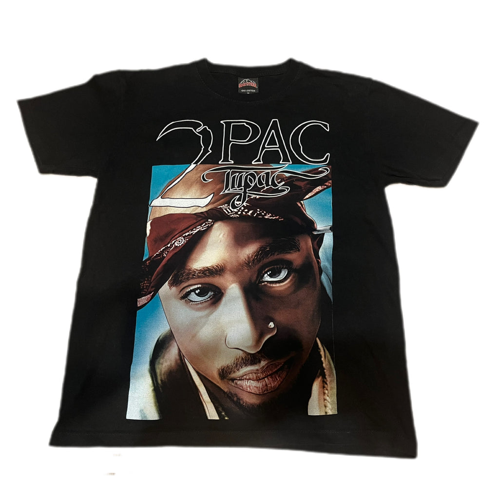 2pac Early 2000s Rock Tees T-shirt West Coast Hip Hop Gangsta Style koszulka