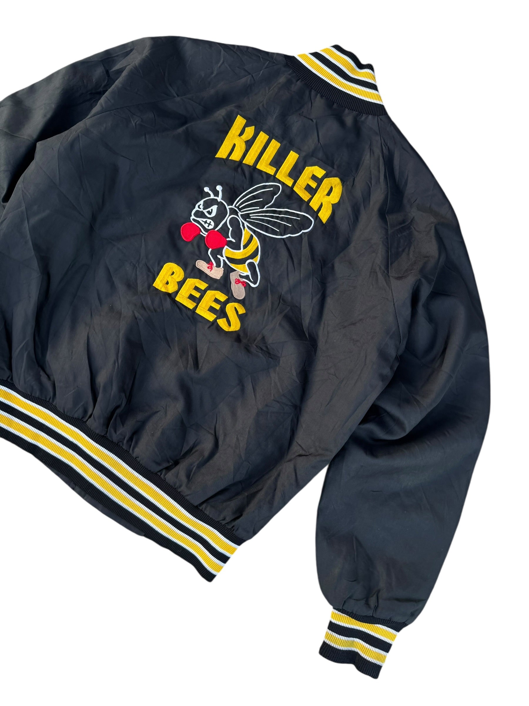 Killer Bees Vintage 90s Kurtka Bomberka embroidered personalized true vintage amerykanski
