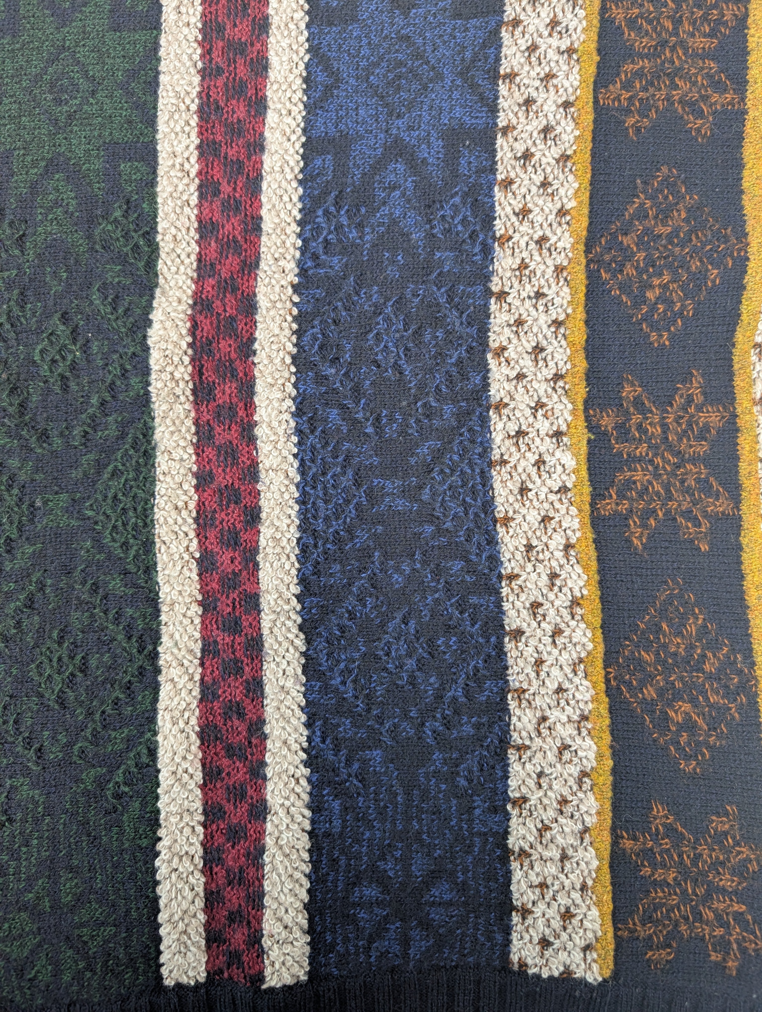 Coogi Style 3D knit sweater Marc Gibaldi Welniany