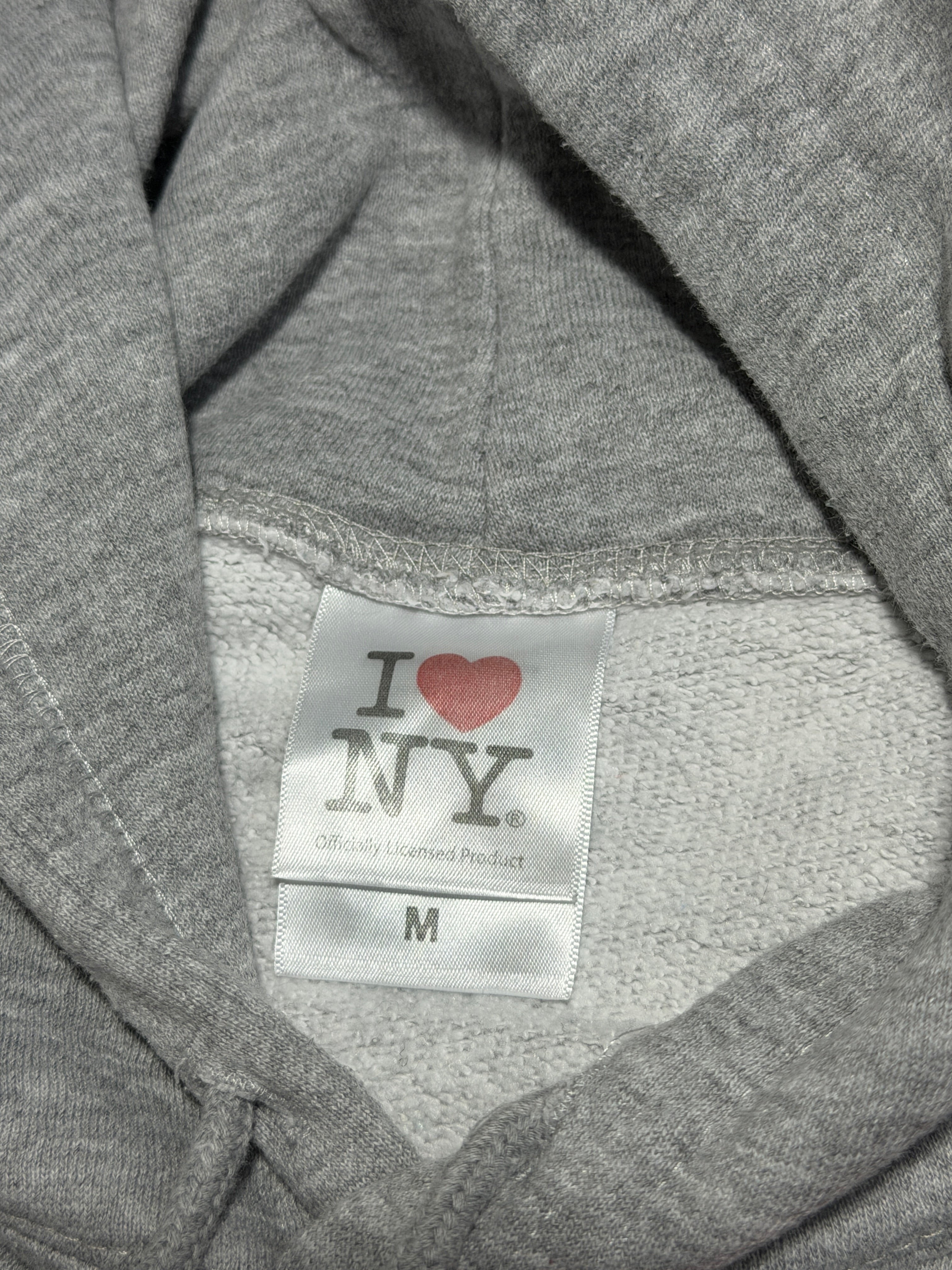 2000s I Love NY hoodie bluza z kapturem