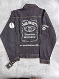 Jack Daniel’s 07 Racing Trucker Denim Jacket JH Design Vintage Kurtka Jeansowa 2000s y2k