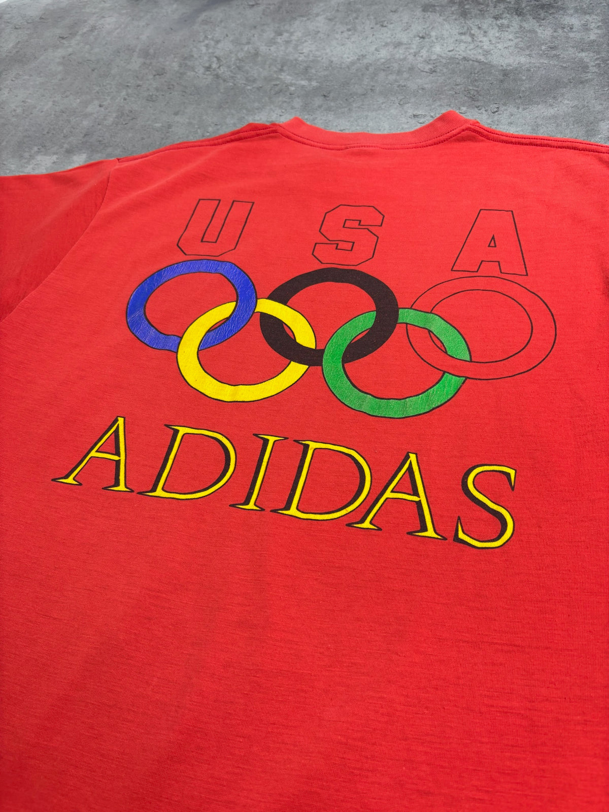 1988 MADE IN USA ADIDAS SEUL OLYMPICS TEE SHIRT