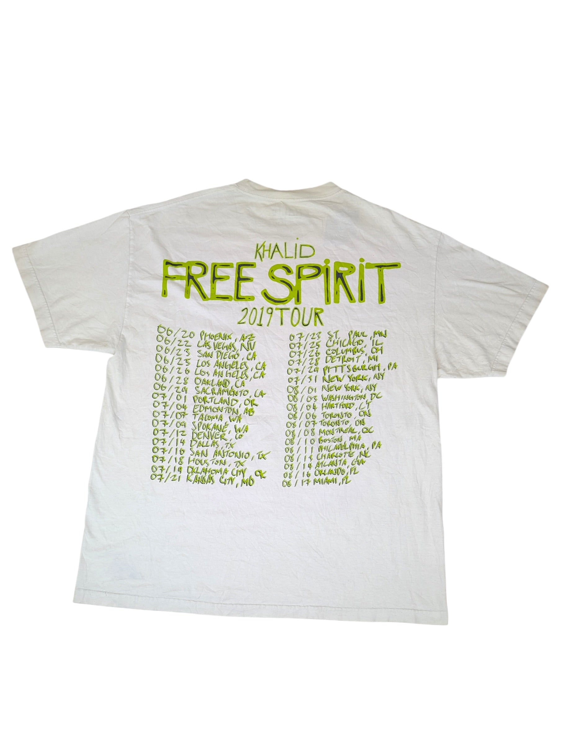 Khalid Music HipHop Rap Koncertowa Koszulka graphic tee merch official amerykańska tour