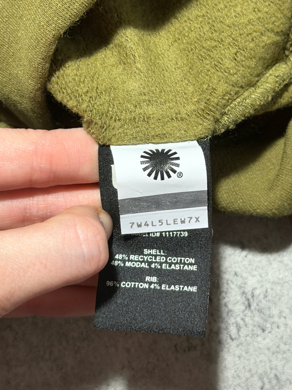 UGG oversize zip hoodie bluza z kapturem rozpinana