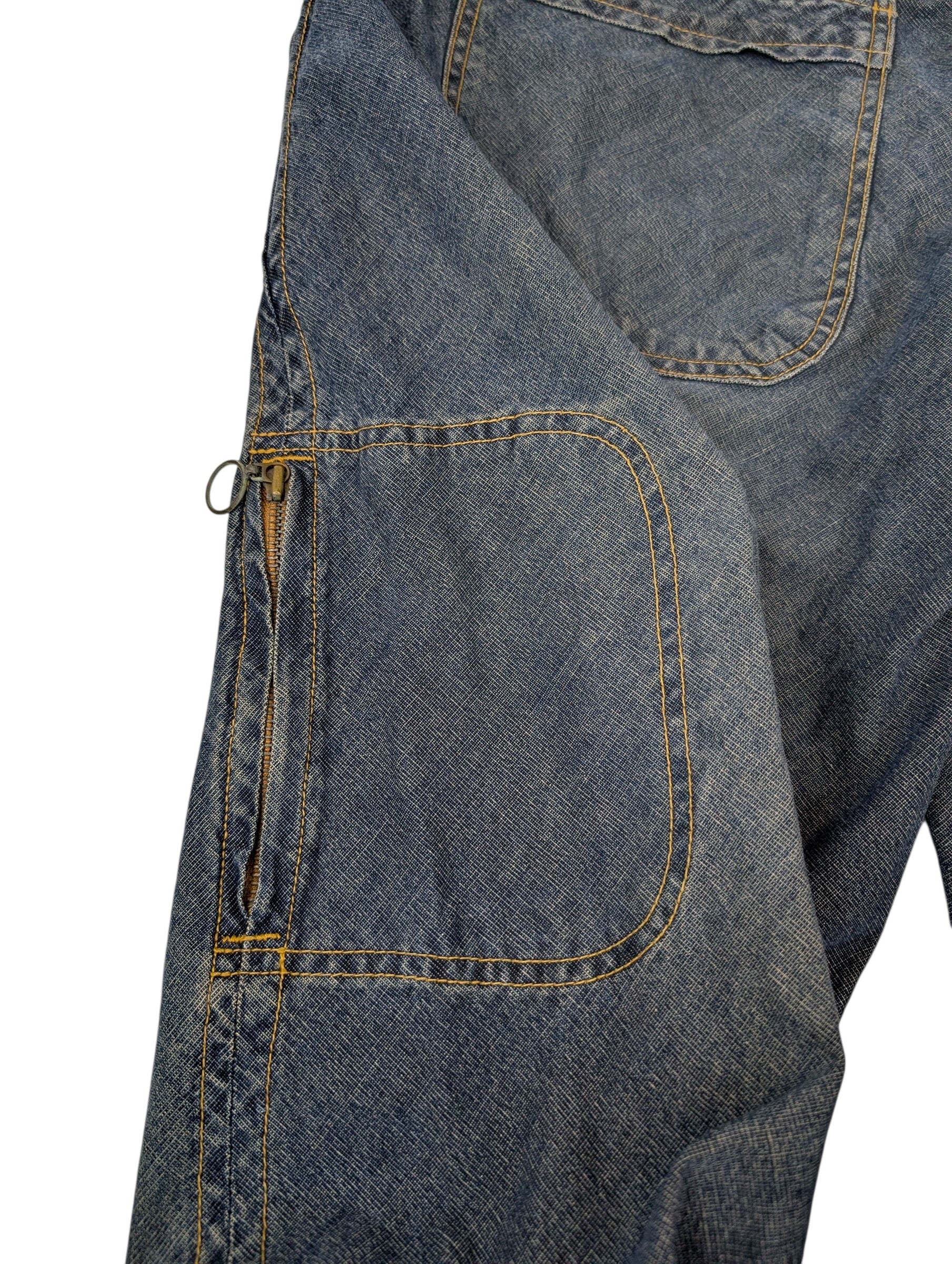Quiksilver 90s 2000s Vintage Baggy Ciemne Jeansy spodnie jeansowe