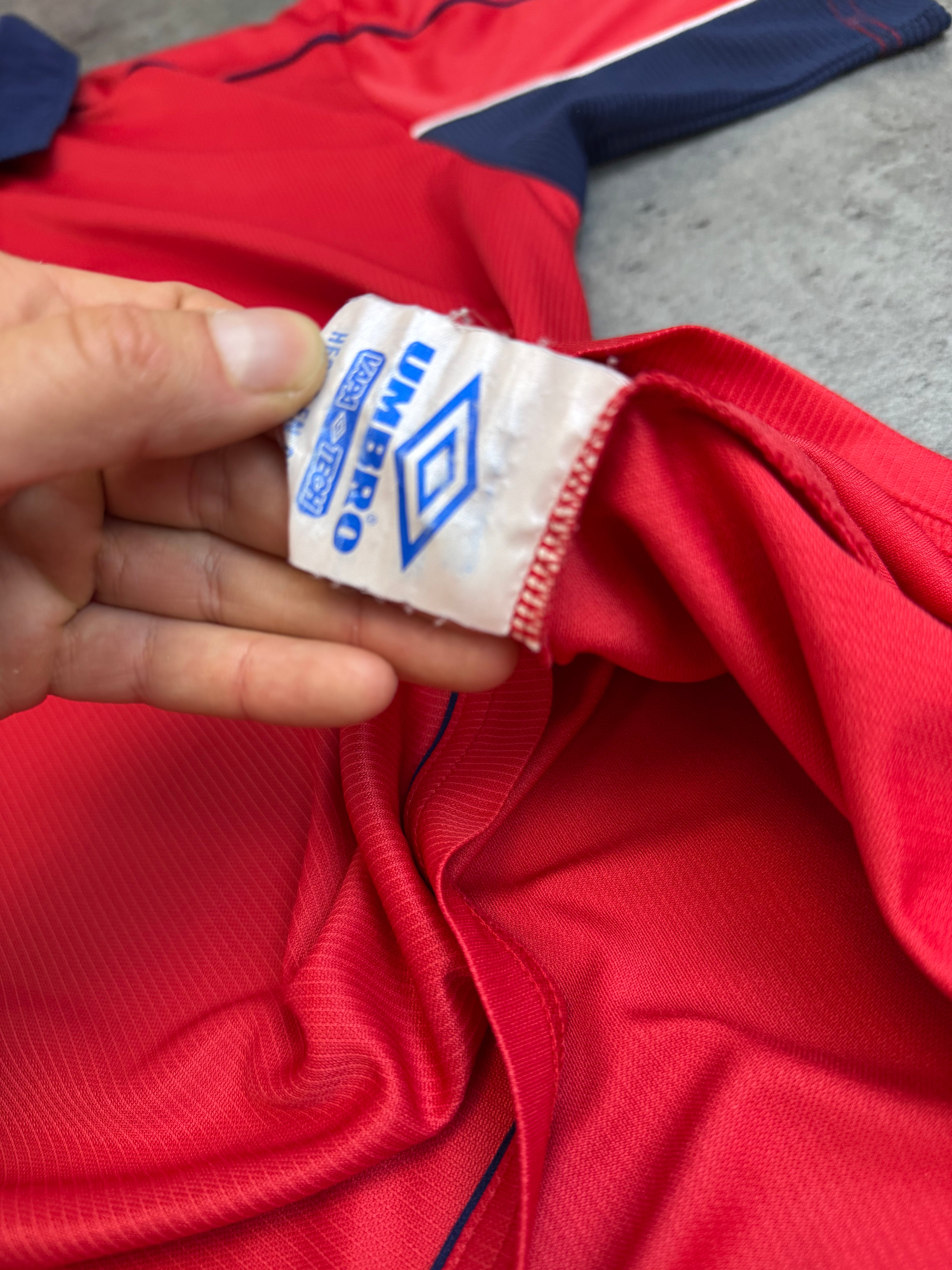 2000-2001 Sydney Igrzyska Olimpijskie Vintage Soccer Koszulka Piłkarska Umbro RARE