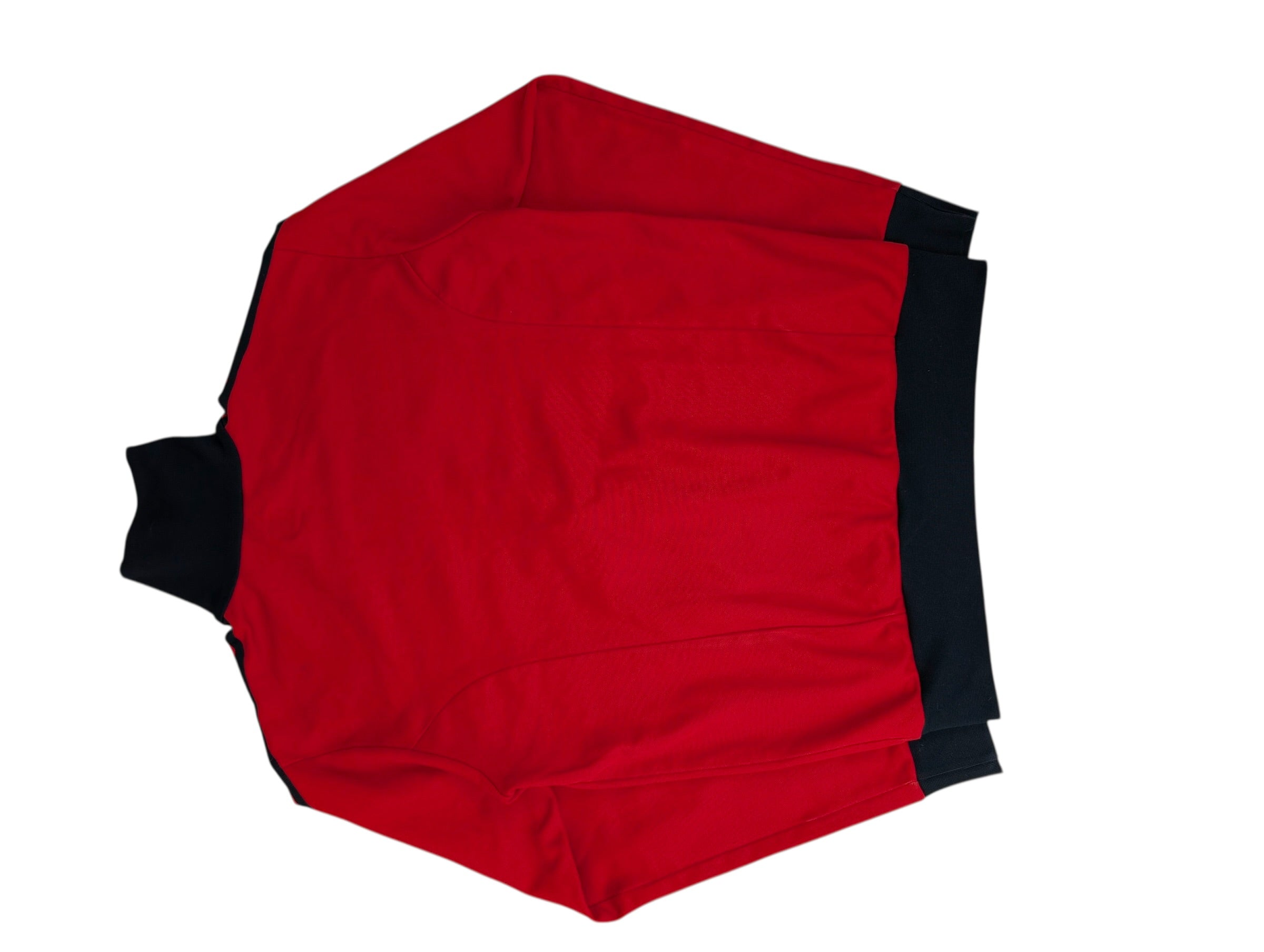 Adidas Red Black Tracksuit Jacket bluza rozpinana dresowa y2k vintage klasyczna minimalistyczna