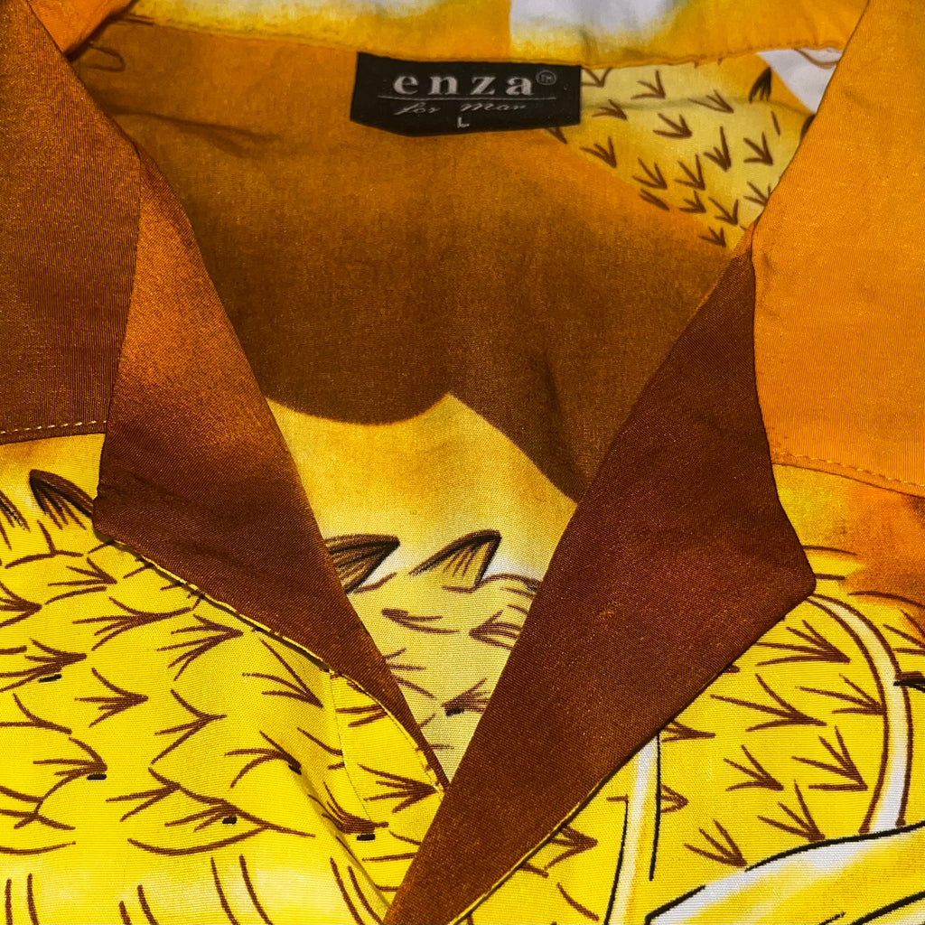 Y2k japan style fullprint Koszula ze smokiem button up Dragon Shirt