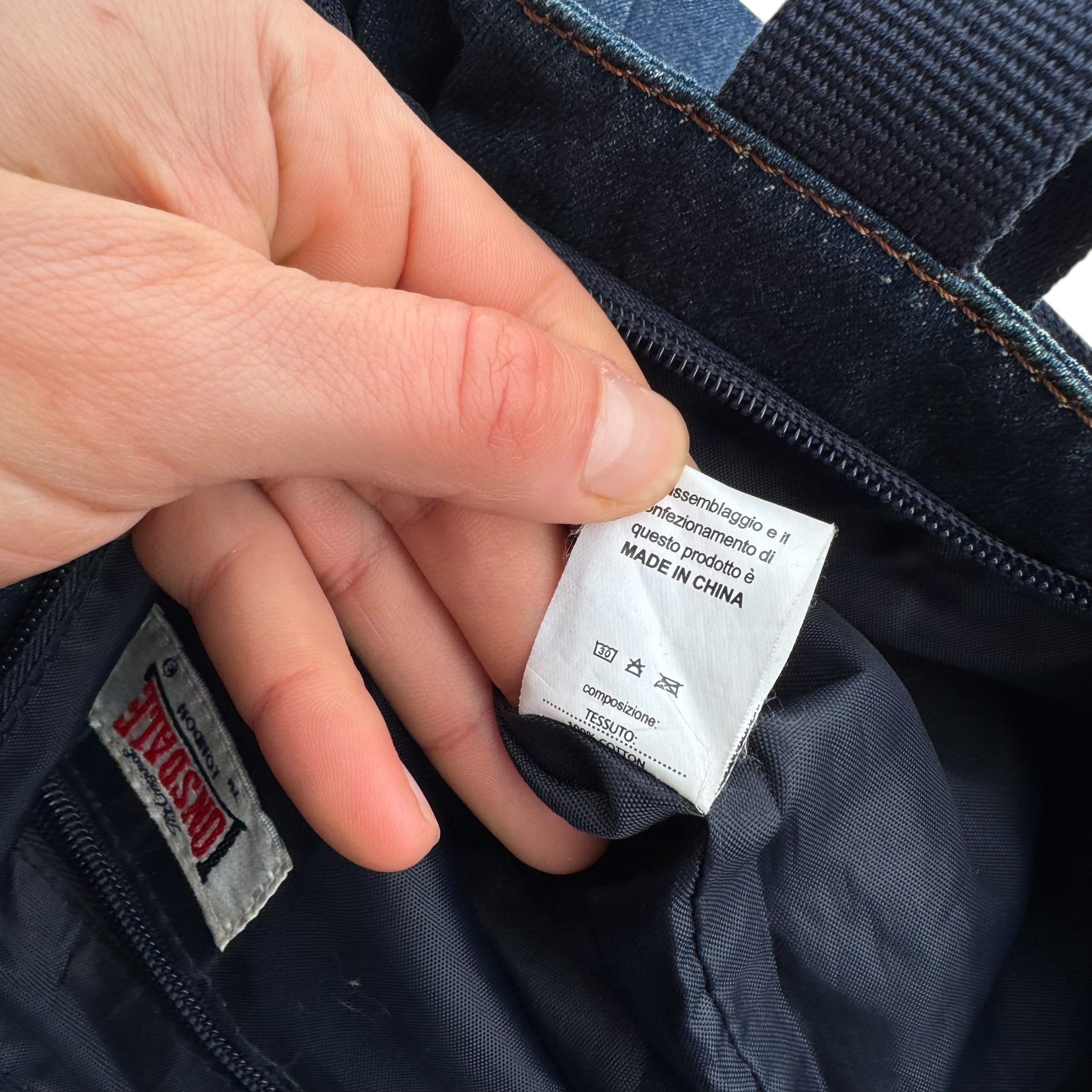 Lonsdale vintage torba jeansowa torebka y2k błyszcząca retro bling Britney Spears