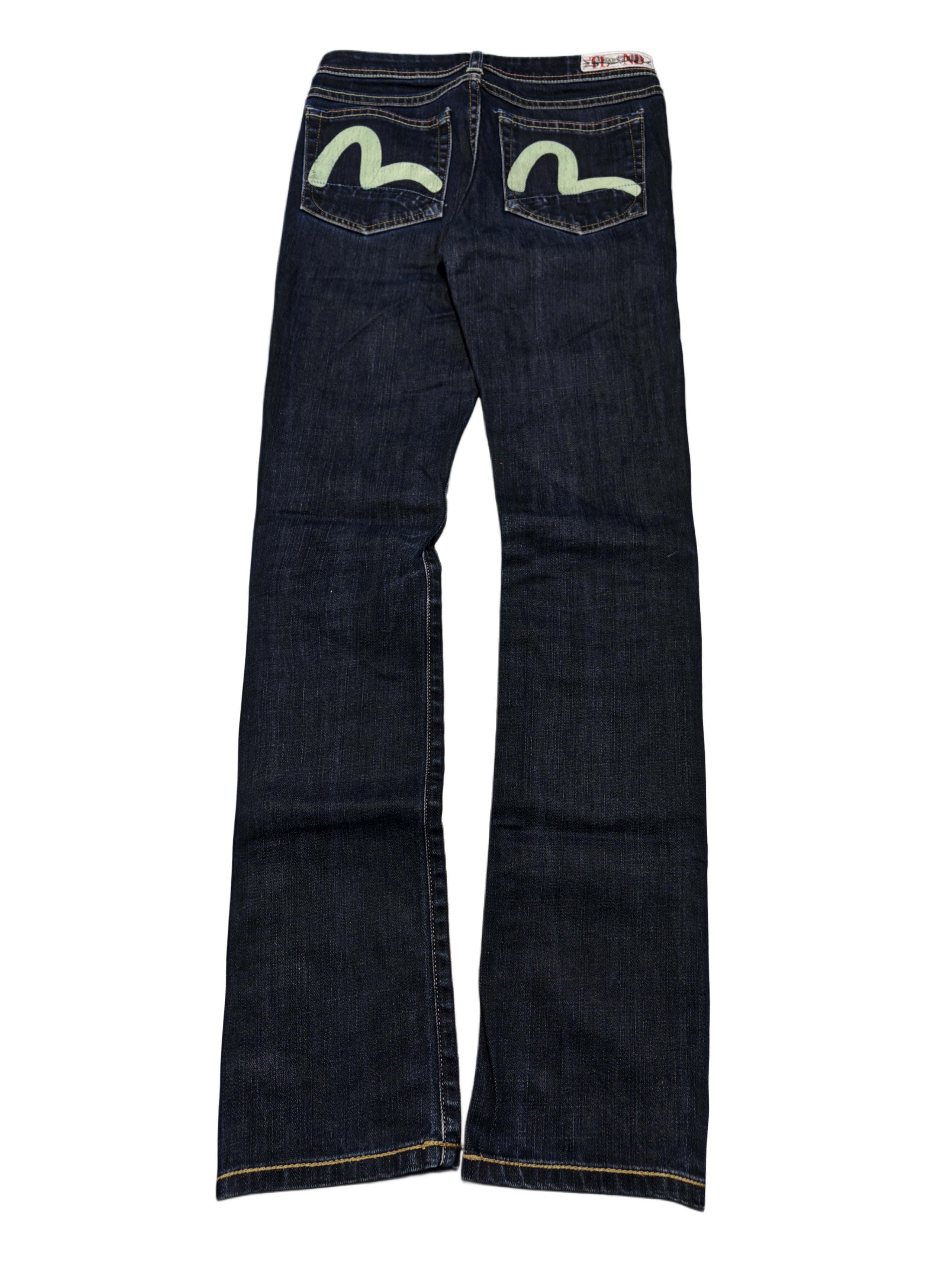 2000s evisu x puma jeans y2k skinny