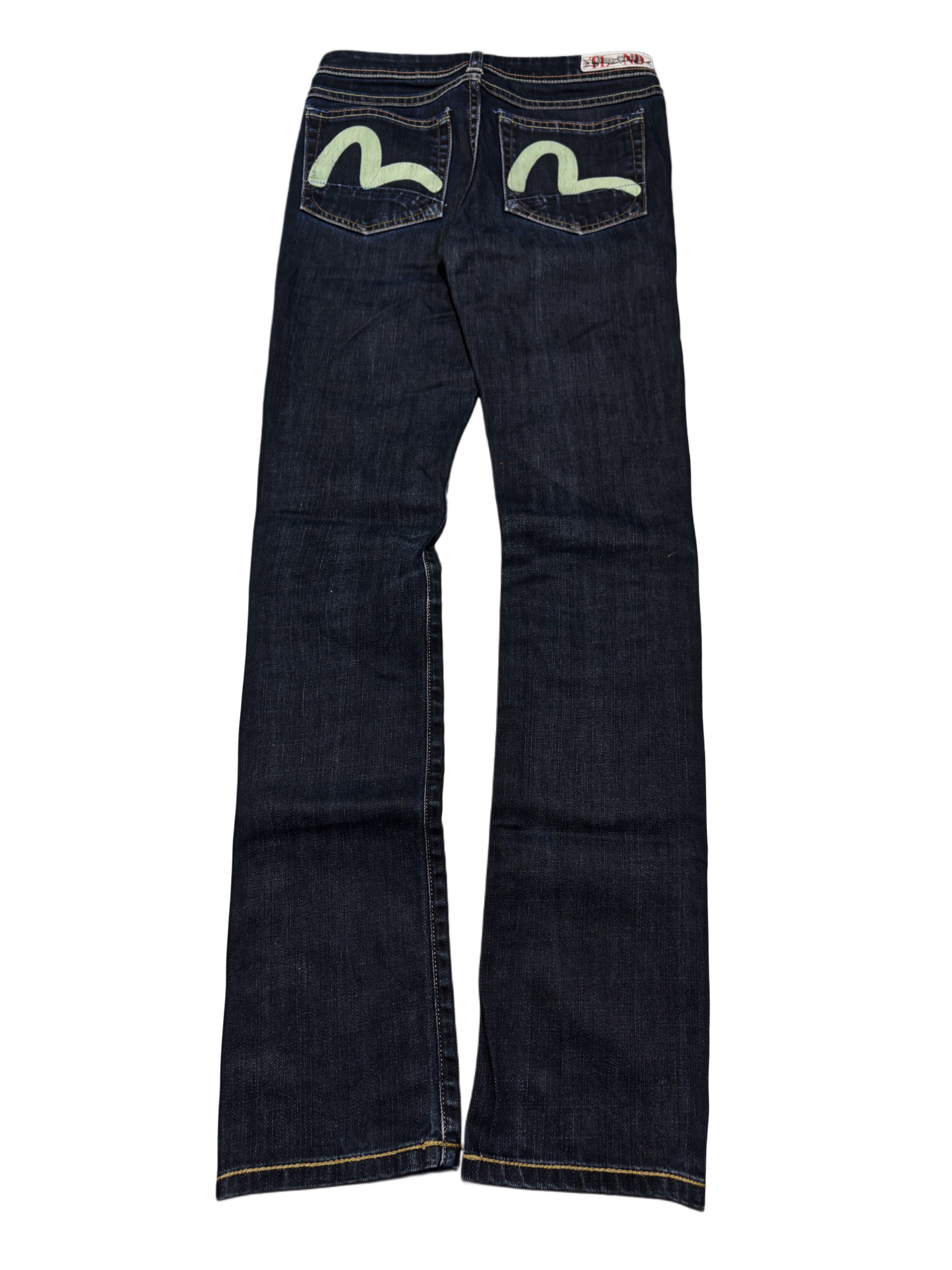 2000s evisu x puma jeans y2k skinny