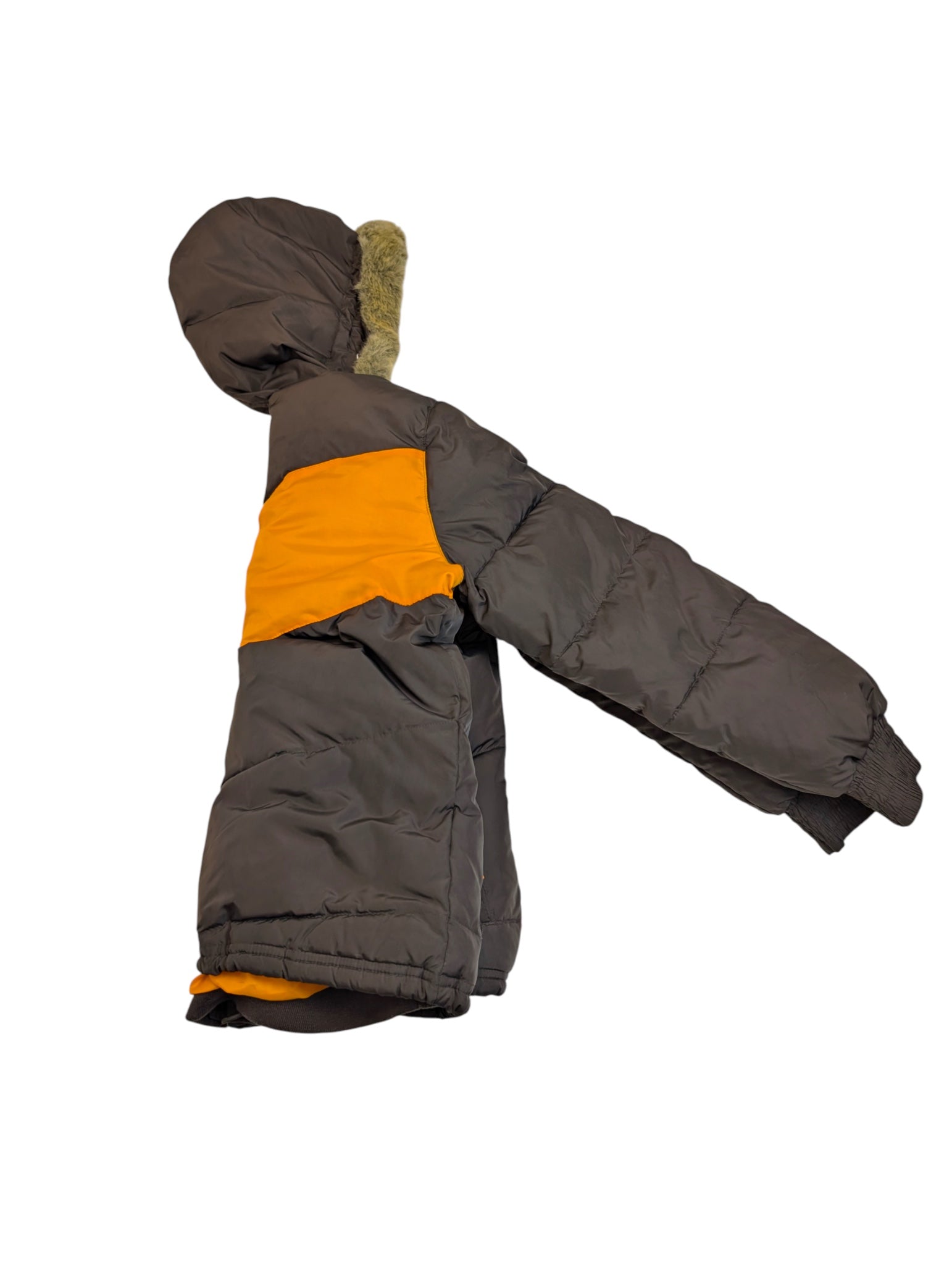 2006 Adidas Puffer Kurtka Puchowa z futerkiem na kapturze y2k