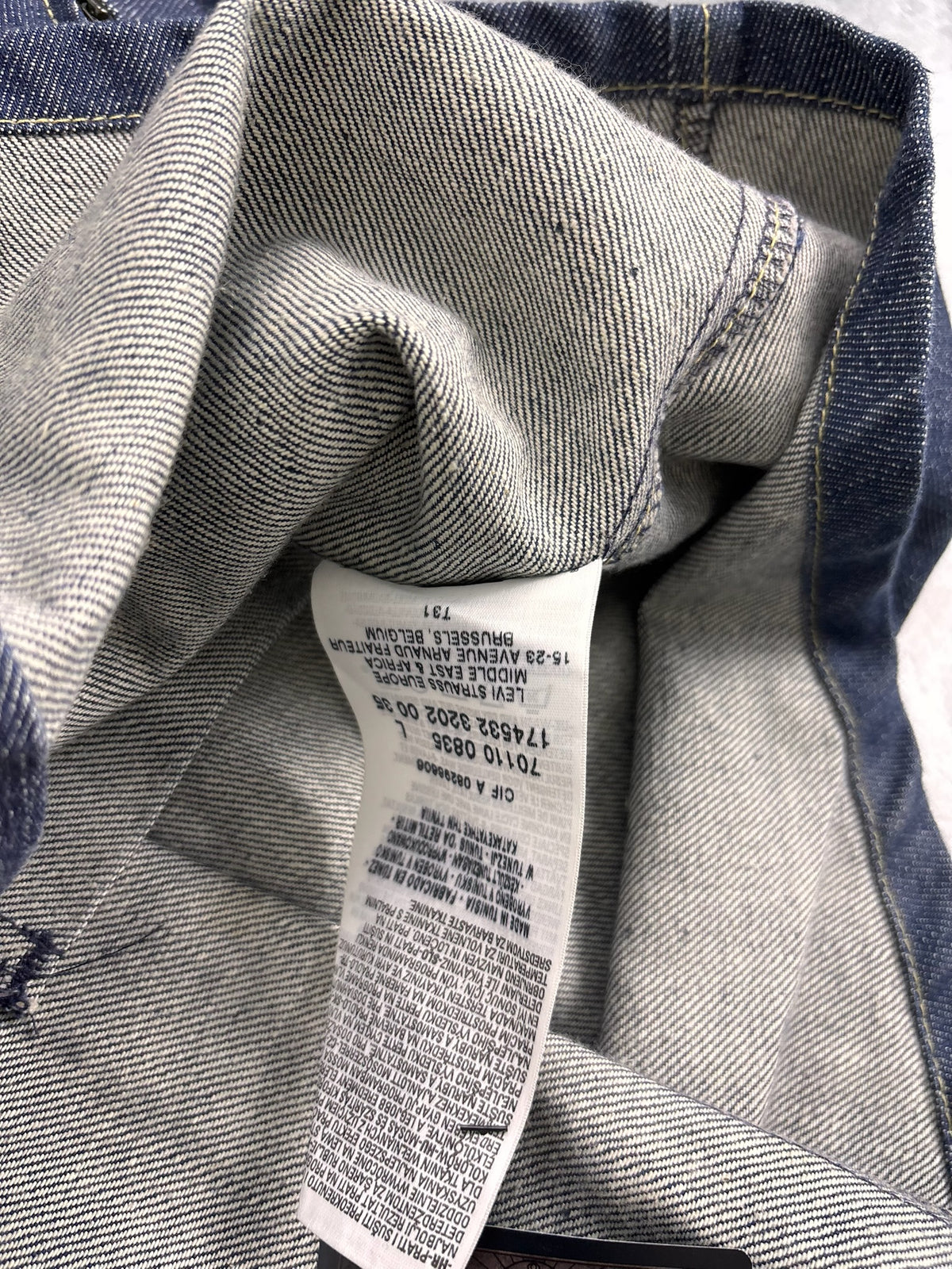 Ultra Rare Levi’s Engineered Denim Jean Trench Coach Płaszcz Jeansowy Vintage 2002 y2k