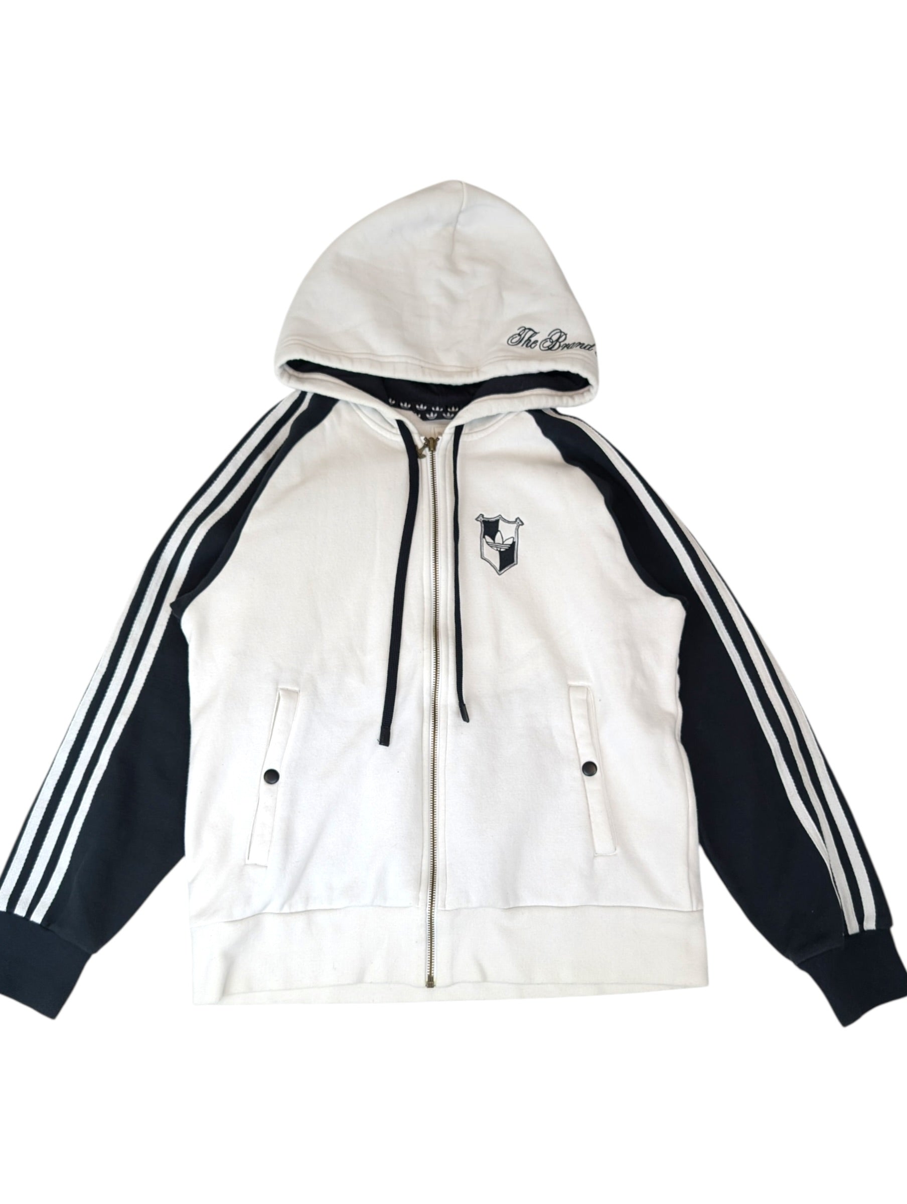 2005 Adidas Grafitti Y2K Rozpinana Bluza z Kaputrem Grafika retro oldschool skater