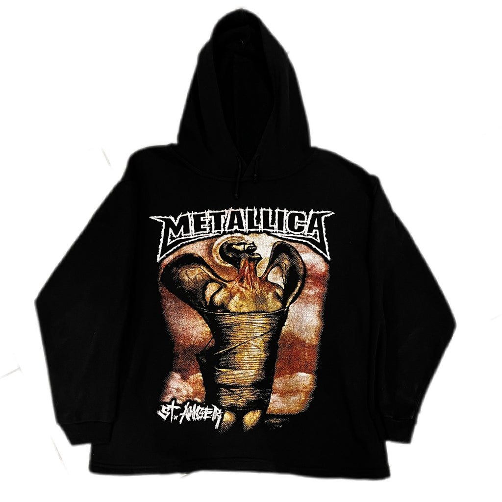Early 2000s hoodie dwustronne Metallica St.Anger bluza koncertowa z kapturem
